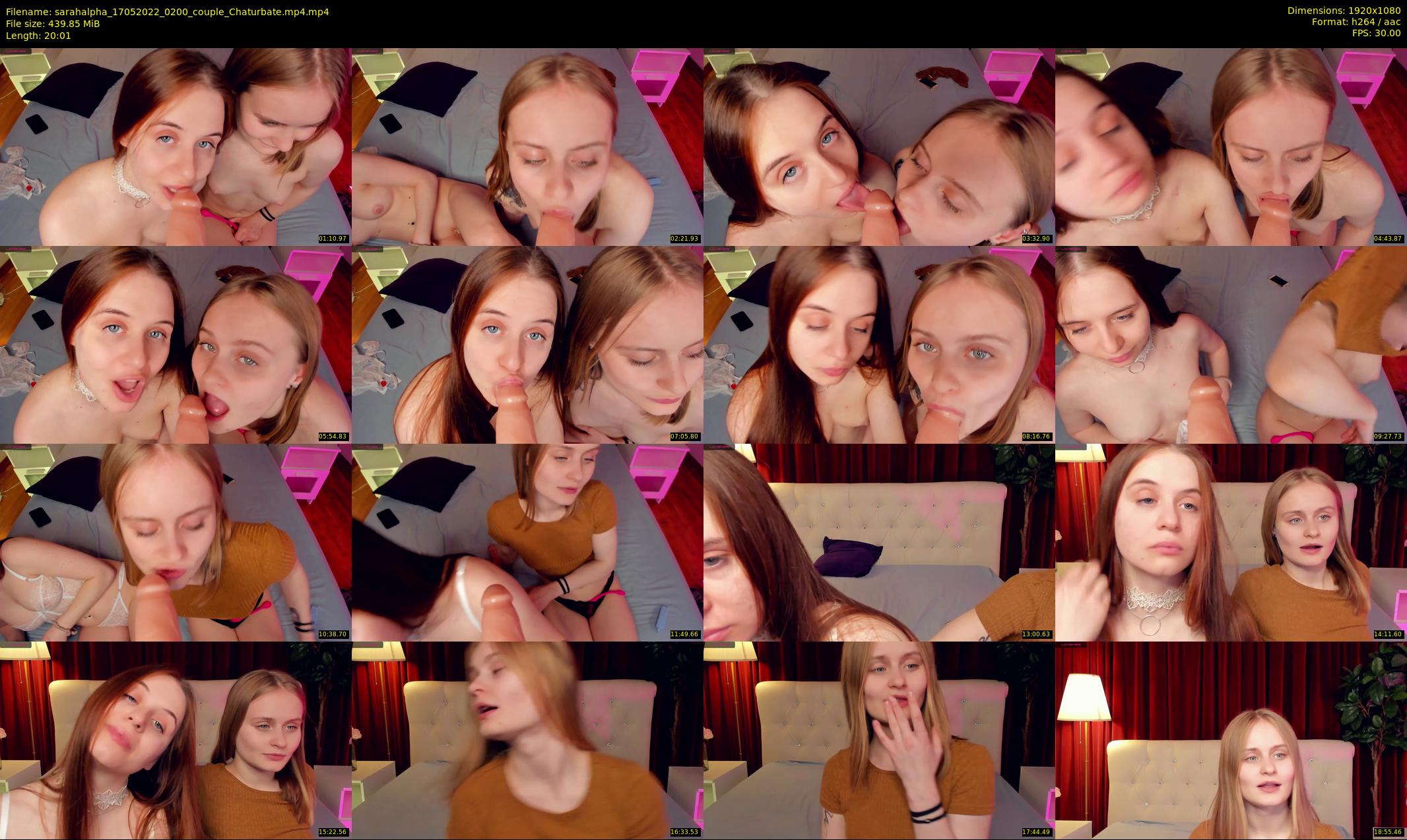sarahalpha — 21 minute Chaturbate couple cam show recording, 1080p, May 17, 2022