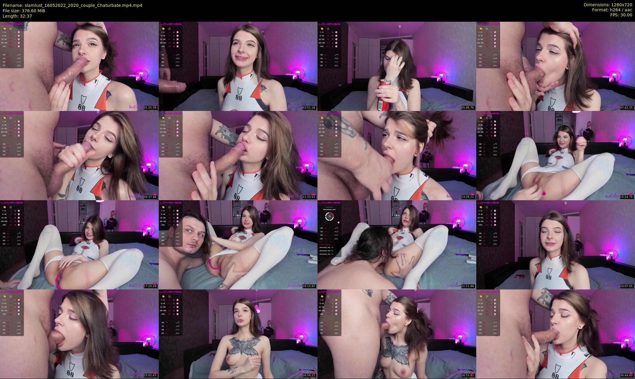 slamlust — 33 minute Chaturbate couple cam show recording, 720p, May 16, 2022