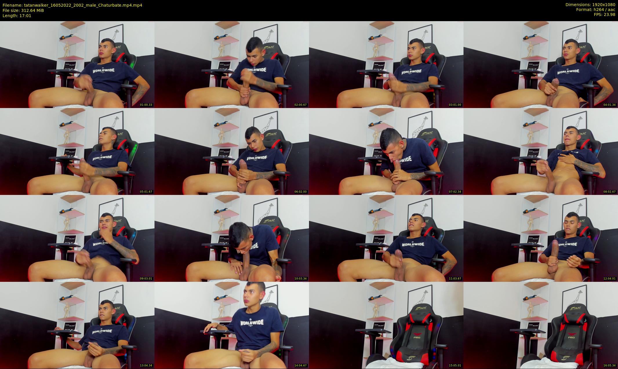tatanwalker — 18 minute Chaturbate male cam show recording, 1080p, May 16, 2022