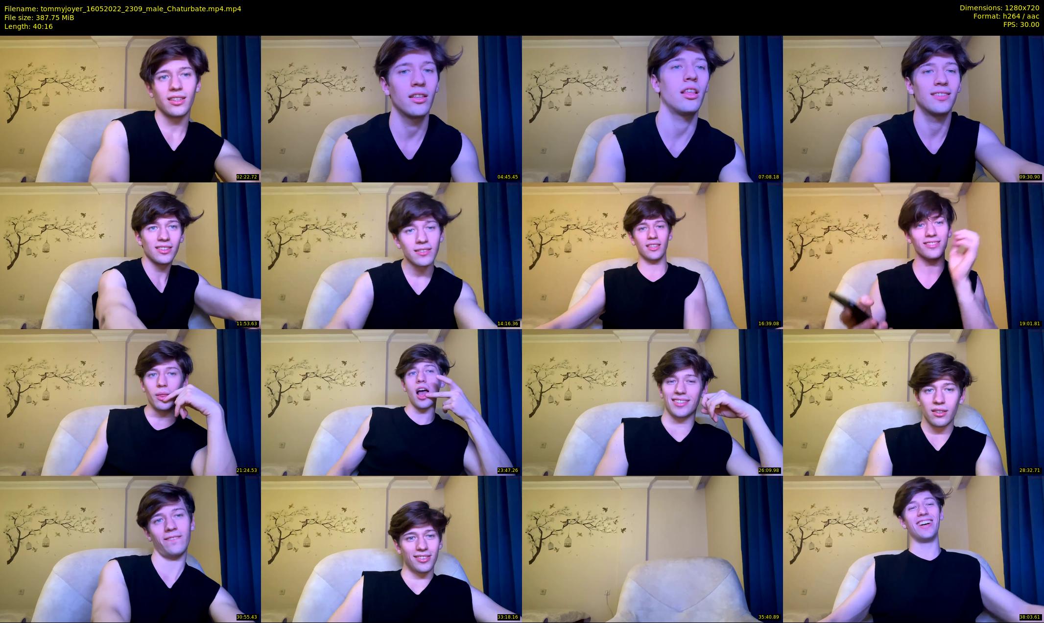 tommyjoyer — 41 minute Chaturbate male cam show recording, 720p, May 16, 2022