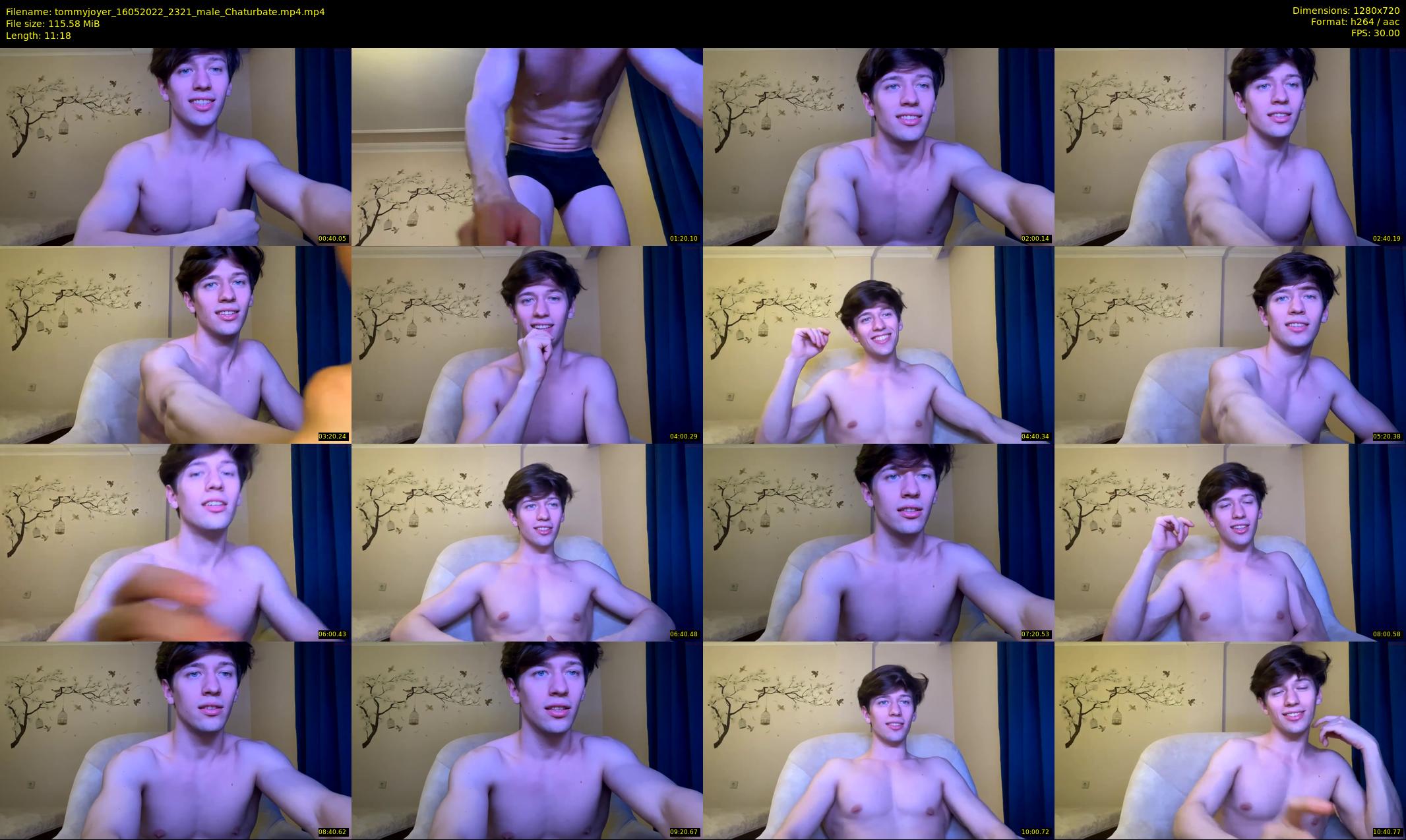 tommyjoyer — 12 minute Chaturbate male cam show recording, 720p, May 16, 2022