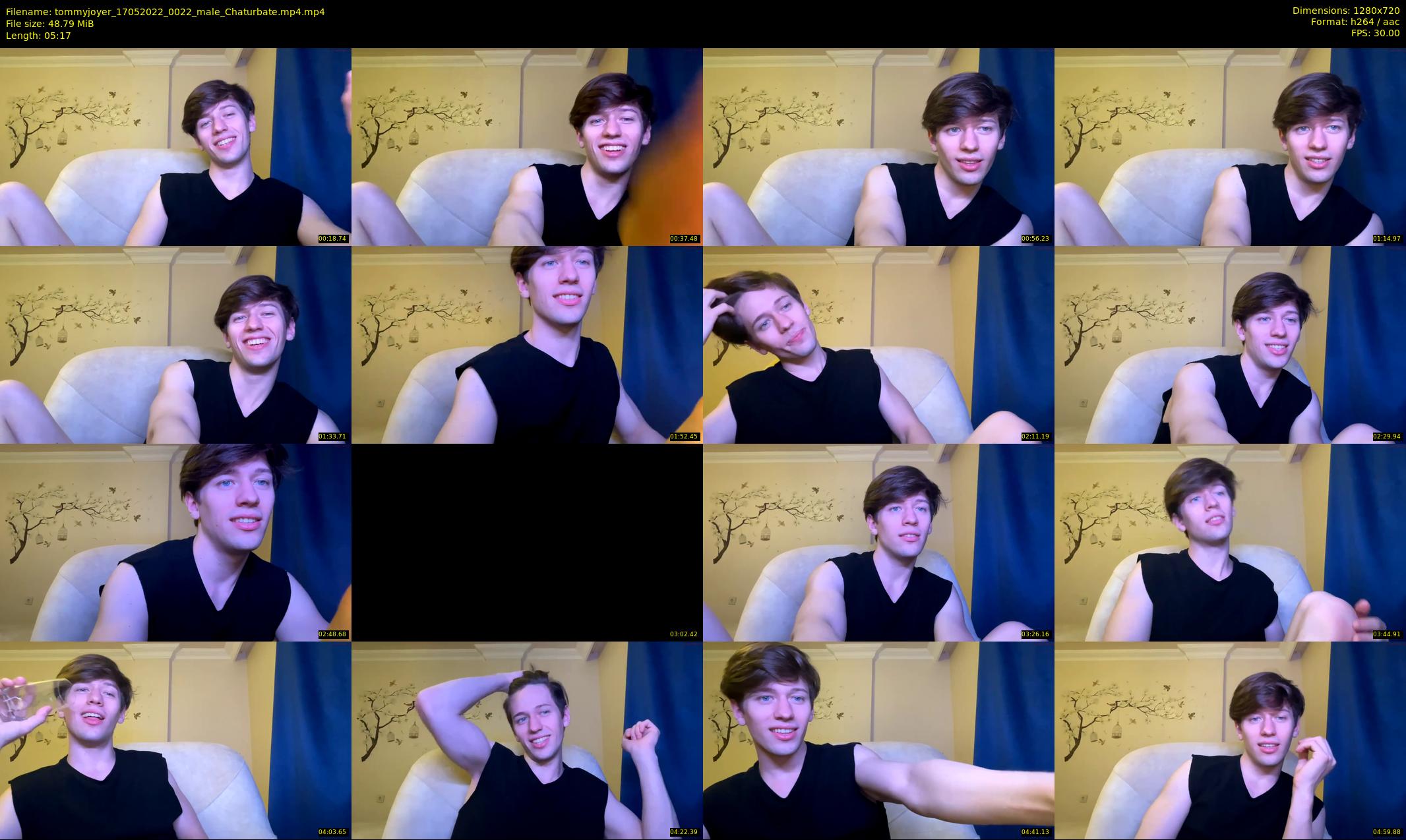 tommyjoyer — 6 minute Chaturbate male cam show recording, 720p, May 17, 2022