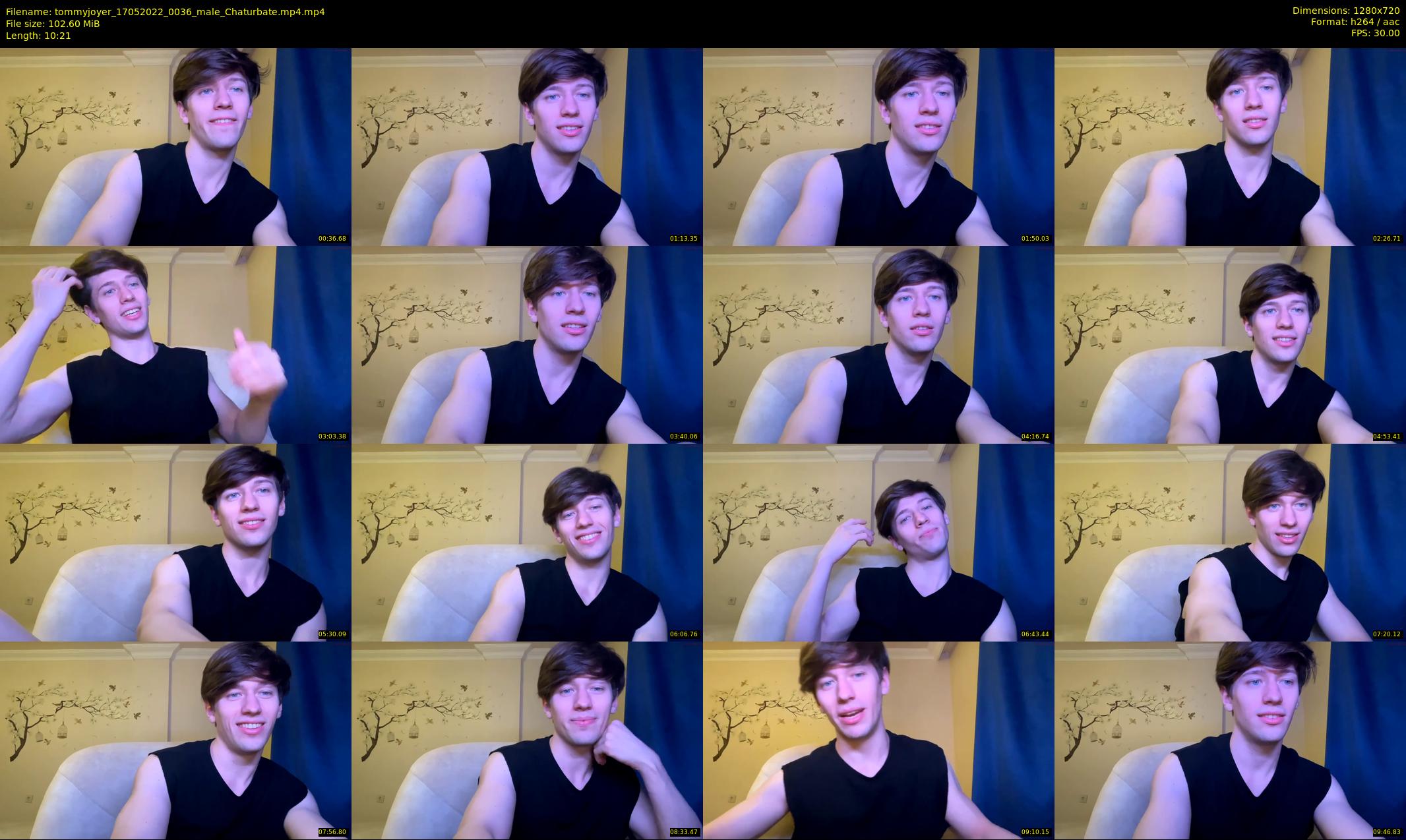 tommyjoyer — 11 minute Chaturbate male cam show recording, 720p, May 17, 2022