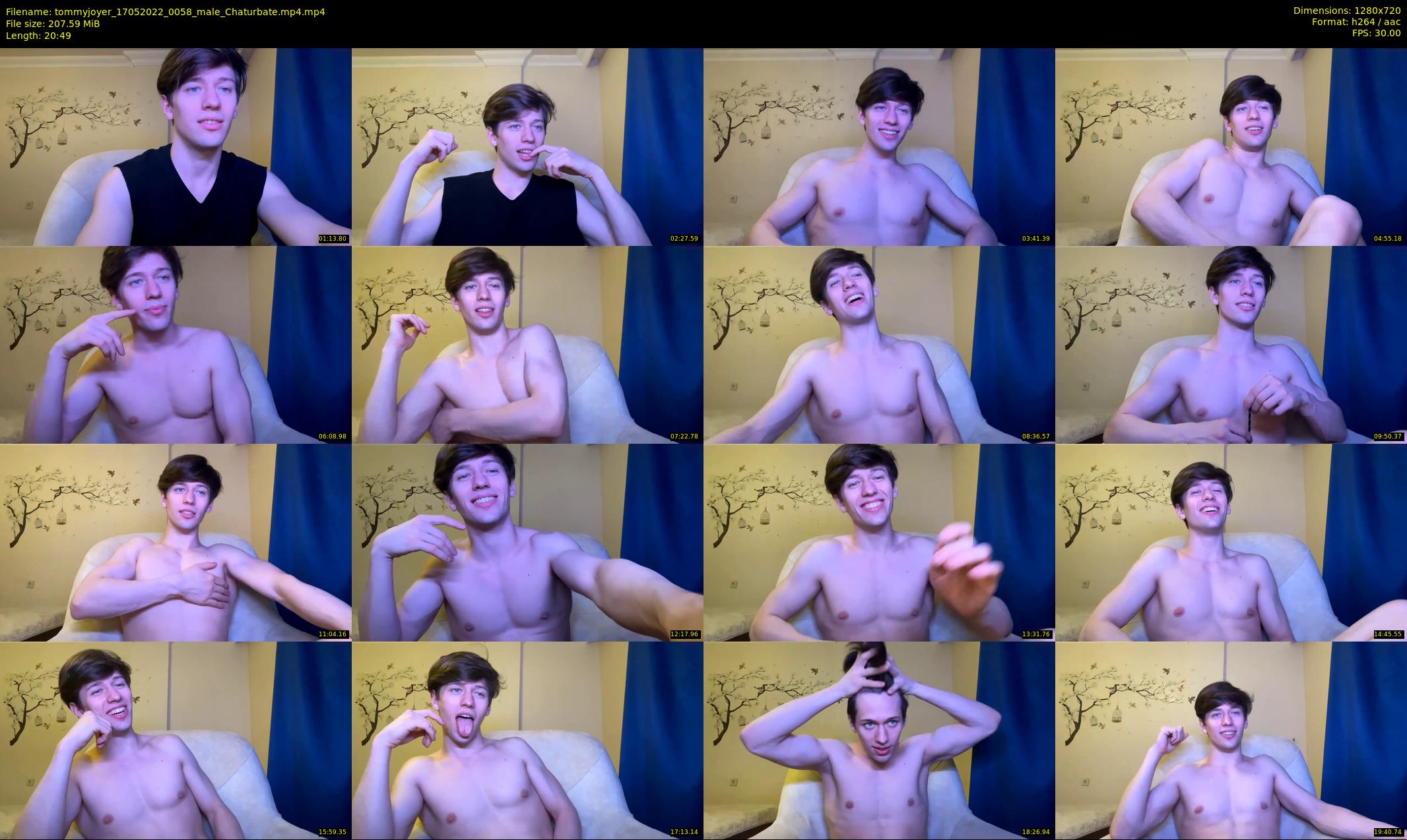 tommyjoyer — 21 minute Chaturbate male cam show recording, 720p, May 17, 2022
