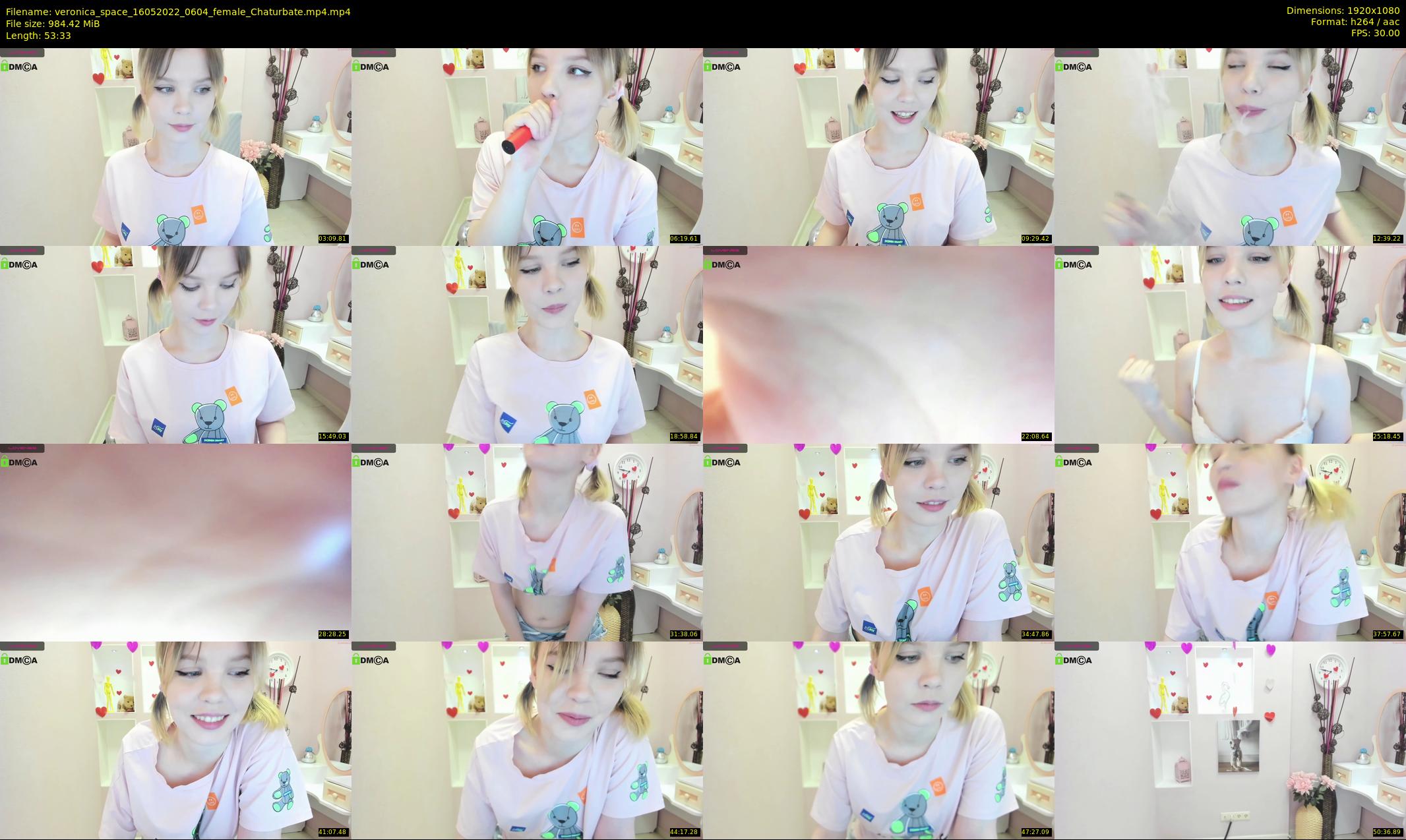 veronica_space — 54 minute Chaturbate female cam show recording, 1080p, May 16, 2022