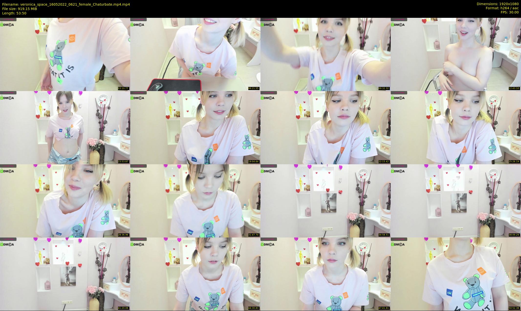 veronica_space — 54 minute Chaturbate female cam show recording, 1080p, May 16, 2022