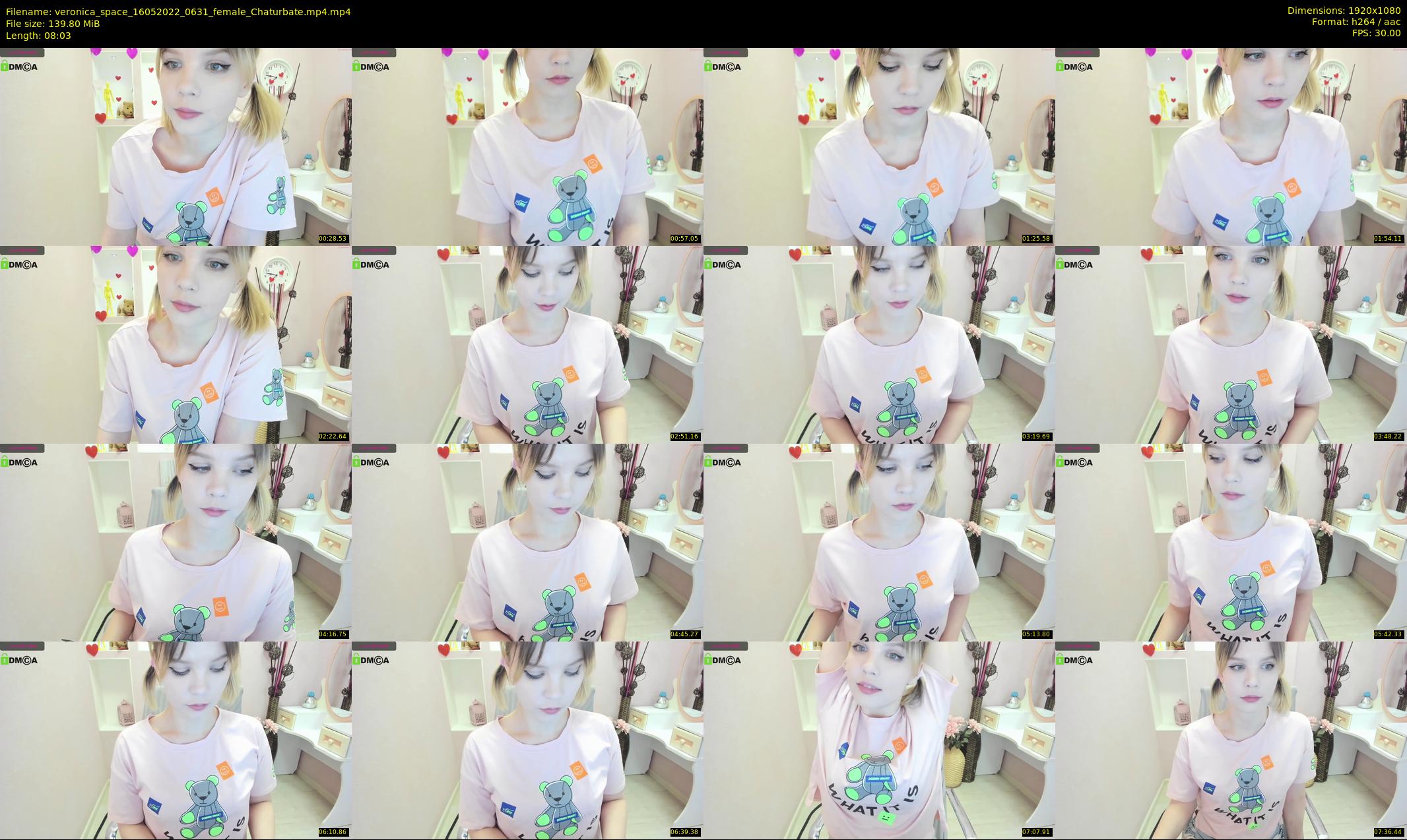 veronica_space — 9 minute Chaturbate female cam show recording, 1080p, May 16, 2022