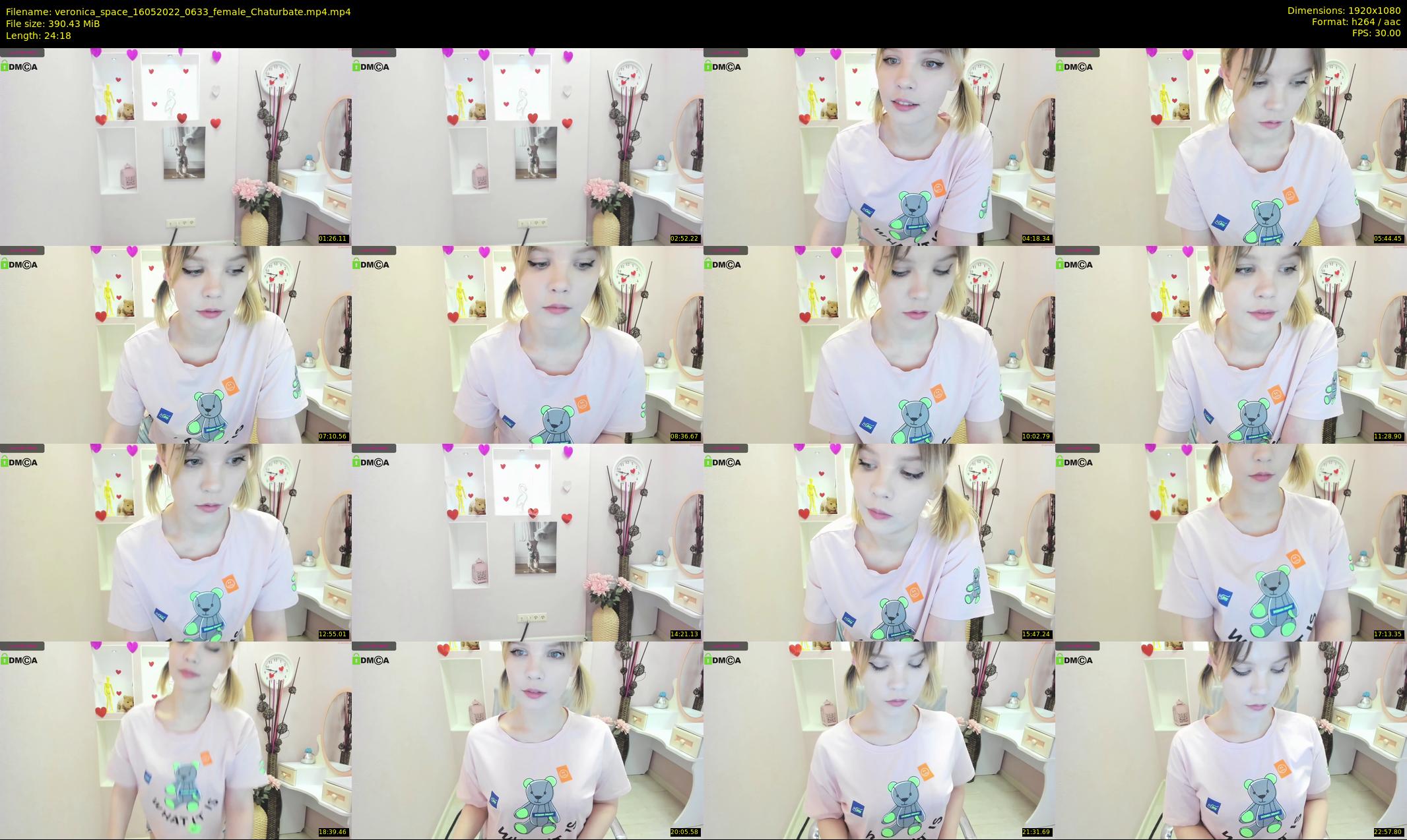 veronica_space — 25 minute Chaturbate female cam show recording, 1080p, May 16, 2022