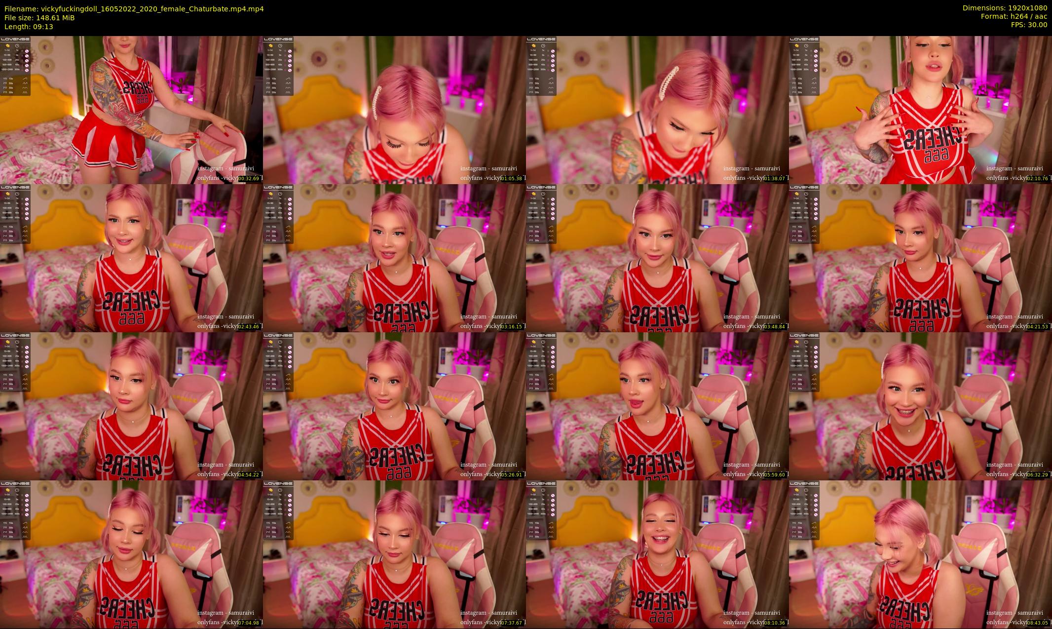 vickyfuckingdoll — 10 minute Chaturbate female cam show recording, 1080p, May 16, 2022
