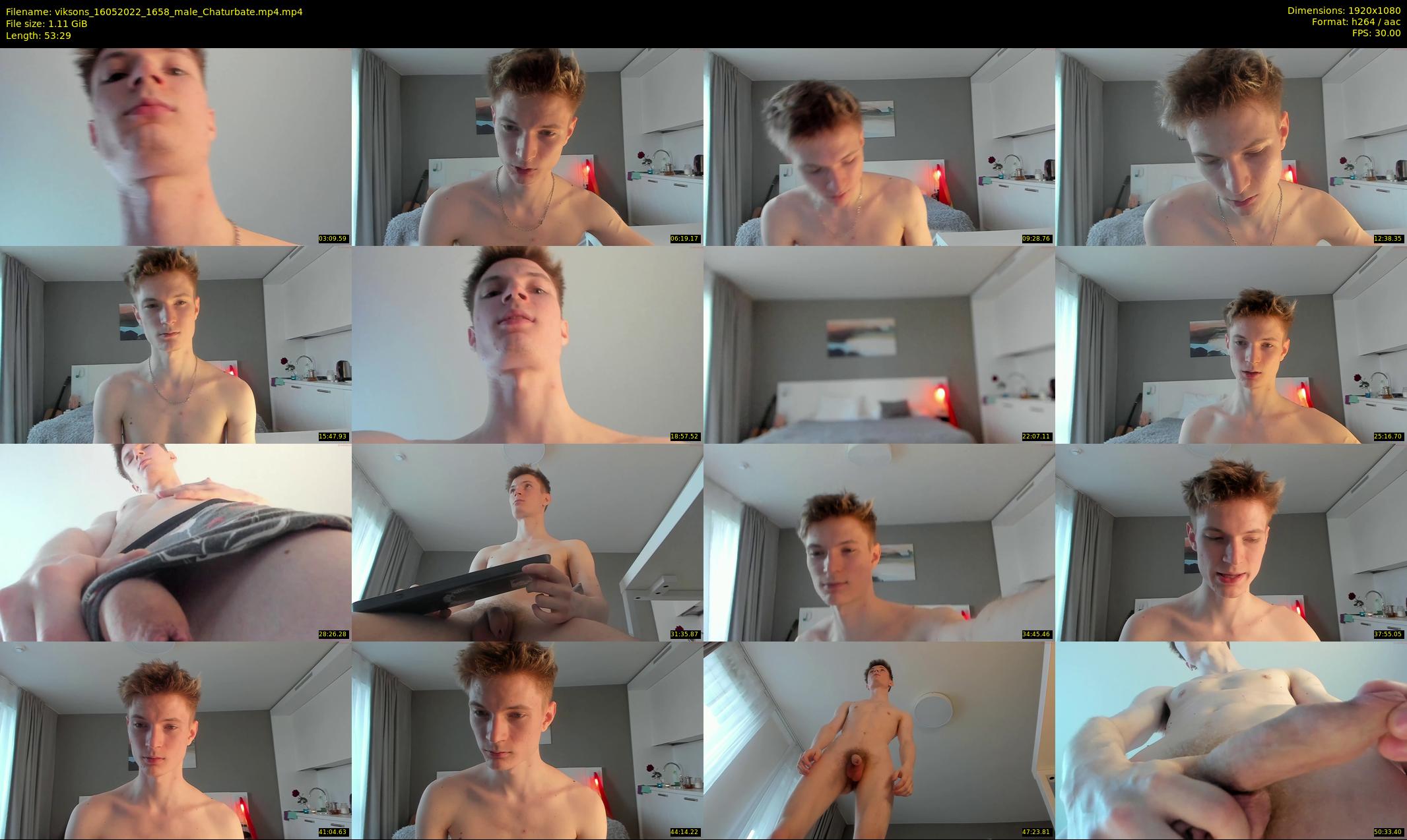 viksons — 54 minute Chaturbate male cam show recording, 1080p, May 16, 2022