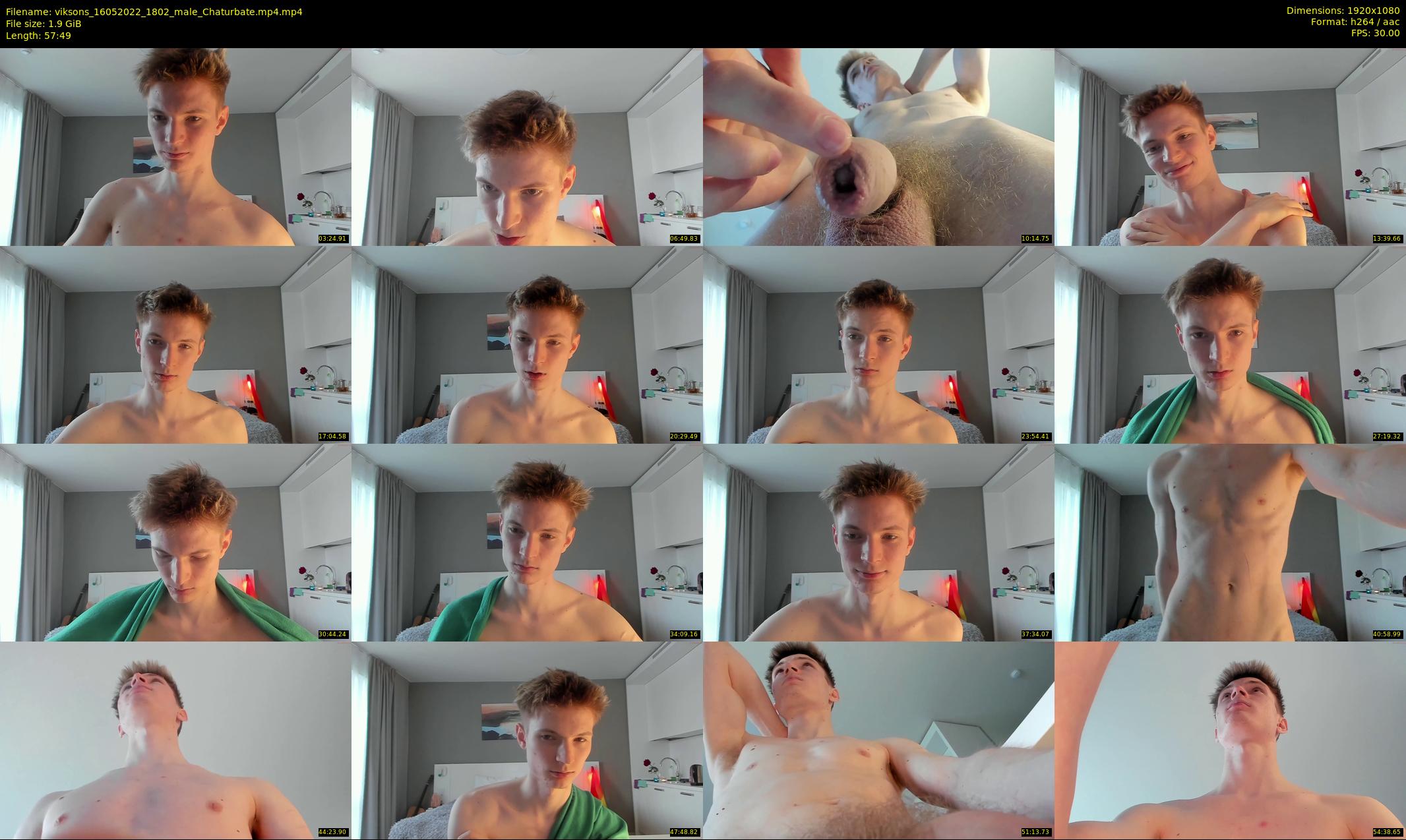 viksons — 58 minute Chaturbate male cam show recording, 1080p, May 16, 2022