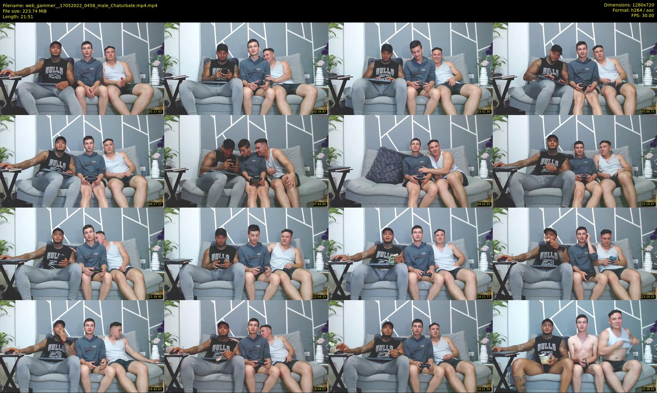web_gammer_ — 22 minute Chaturbate male cam show recording, 720p, May 17, 2022