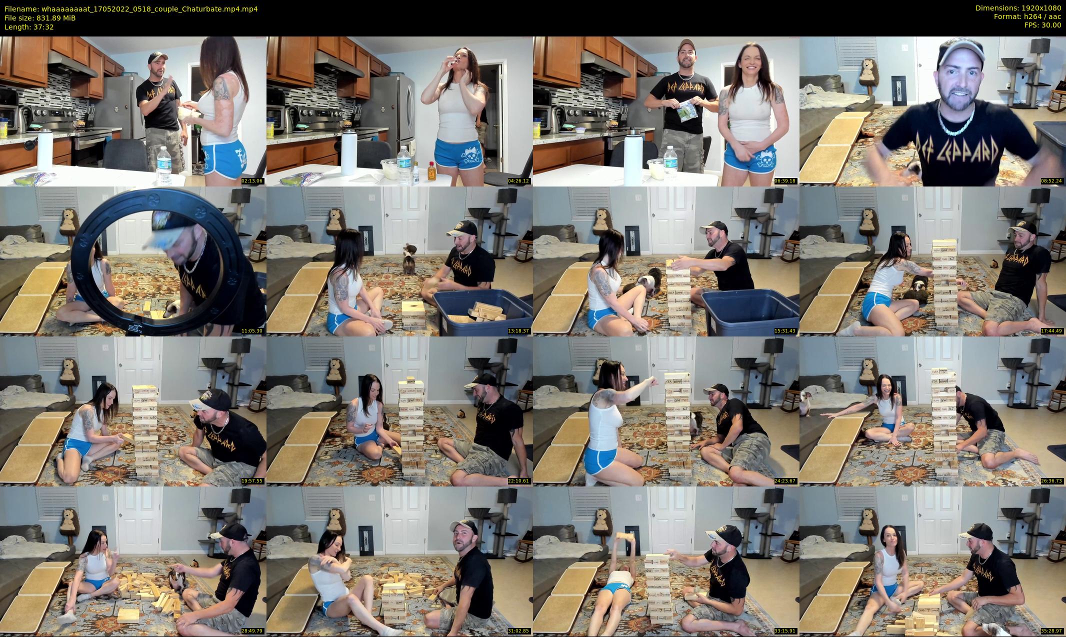 whaaaaaaaat — 38 minute Chaturbate couple cam show recording, 1080p, May 17, 2022