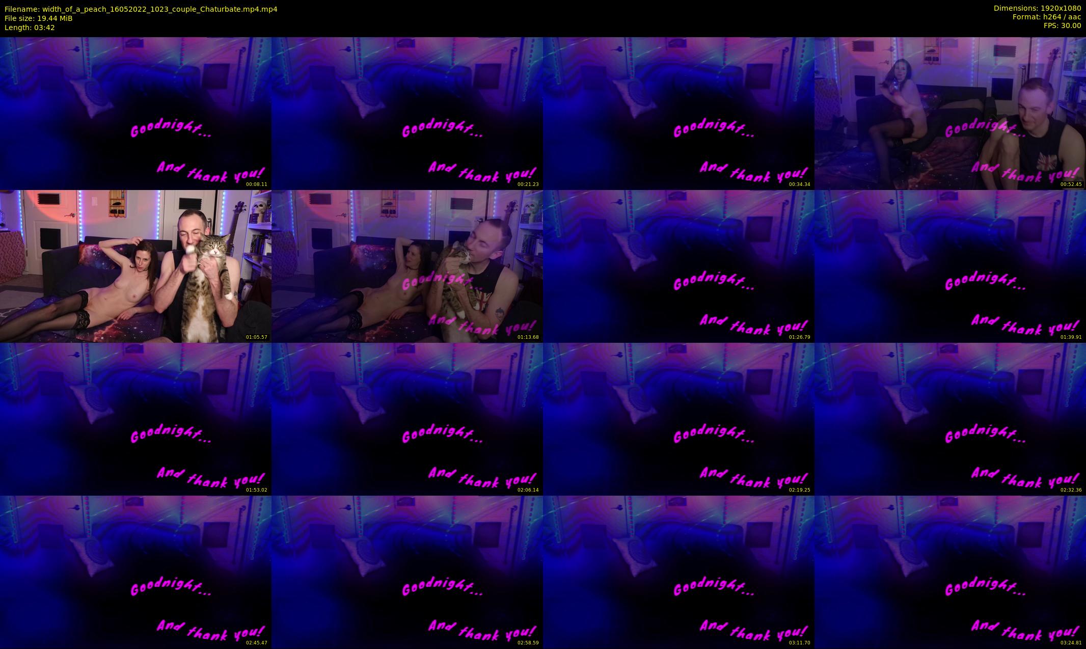 width_of_a_peach — 4 minute Chaturbate couple cam show recording, 1080p, May 16, 2022