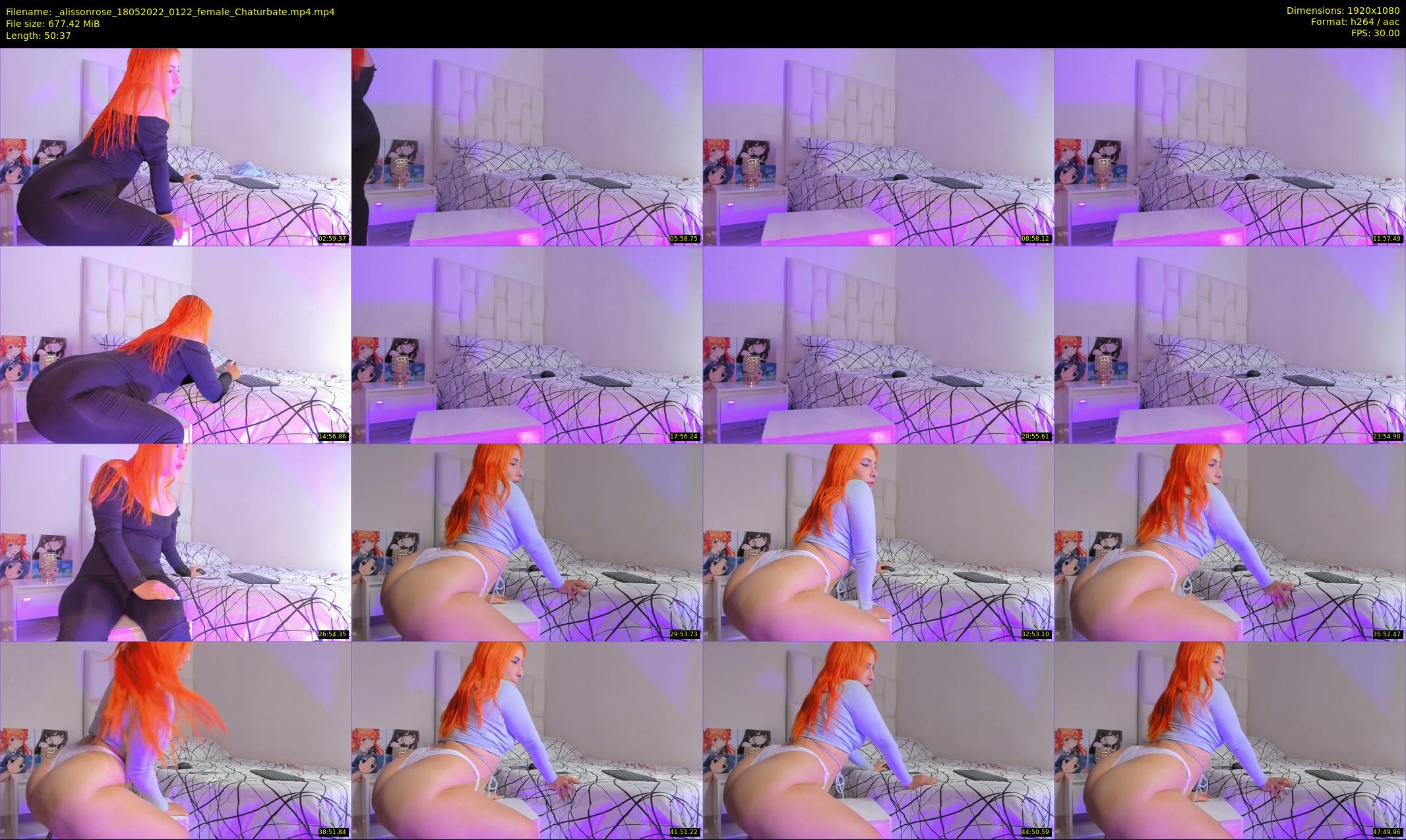 _alissonrose — 51 minute Chaturbate female cam show recording, 1080p, May 18, 2022