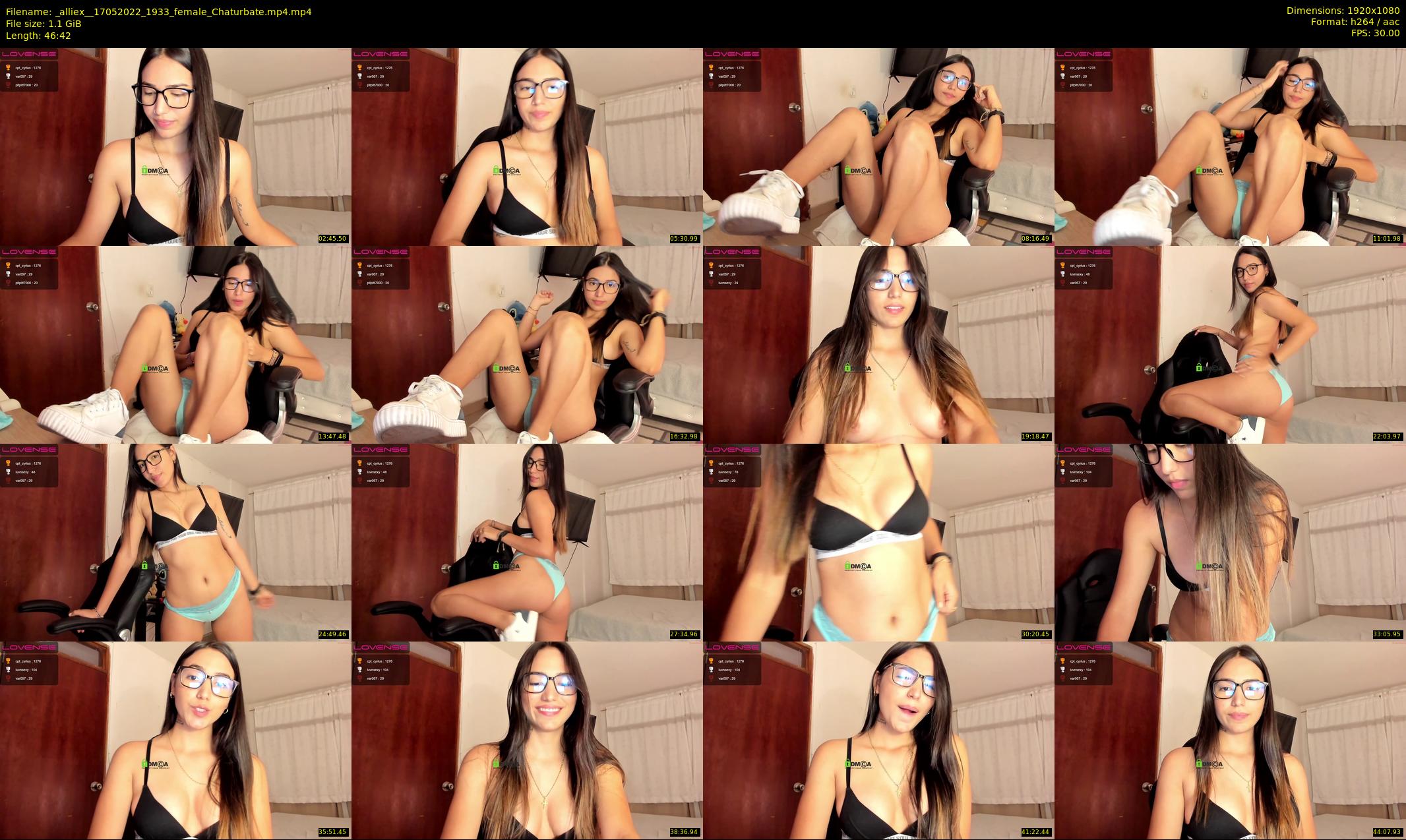 _alliex_ — 47 minute Chaturbate female cam show recording, 1080p, May 17, 2022