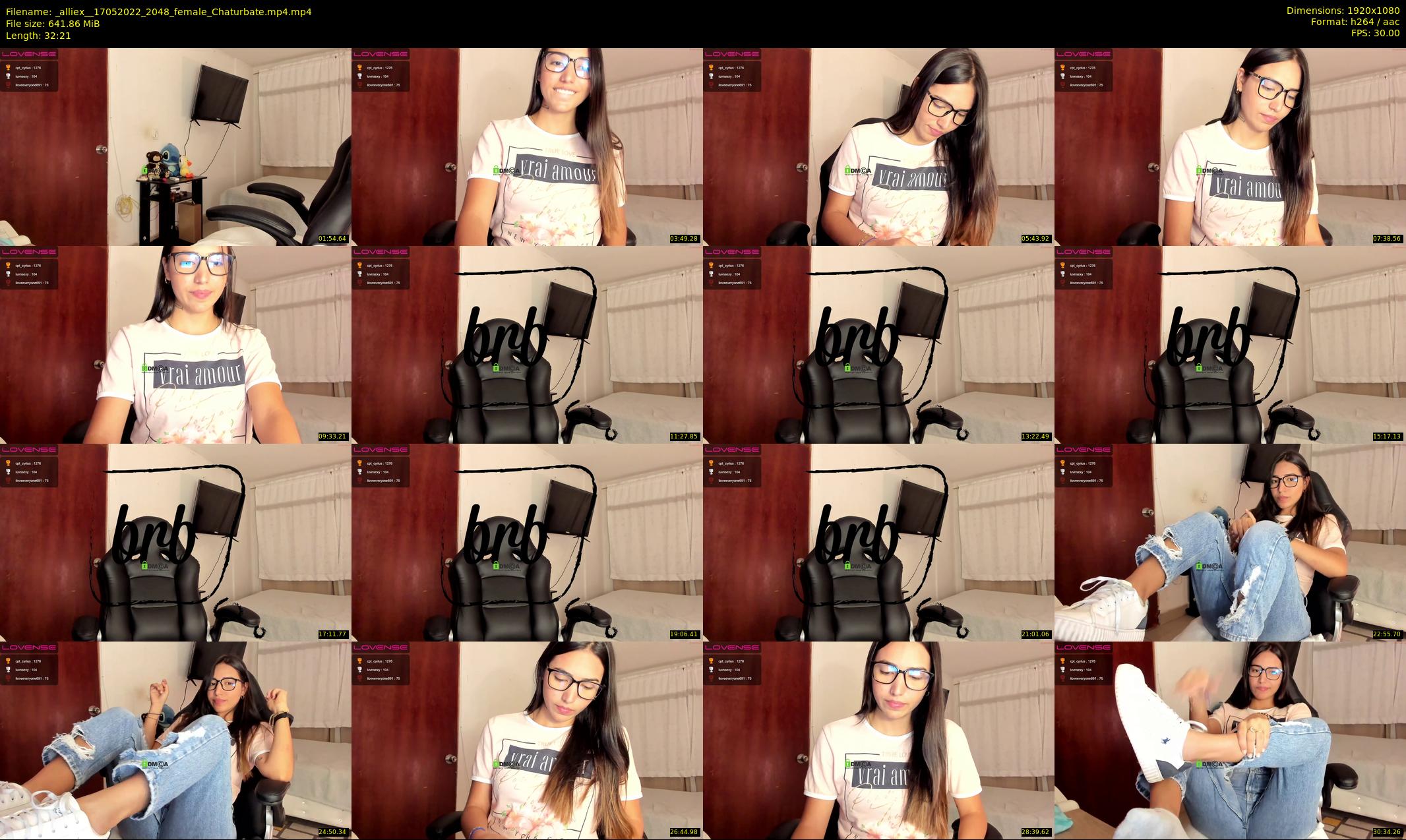 _alliex_ — 33 minute Chaturbate female cam show recording, 1080p, May 17, 2022