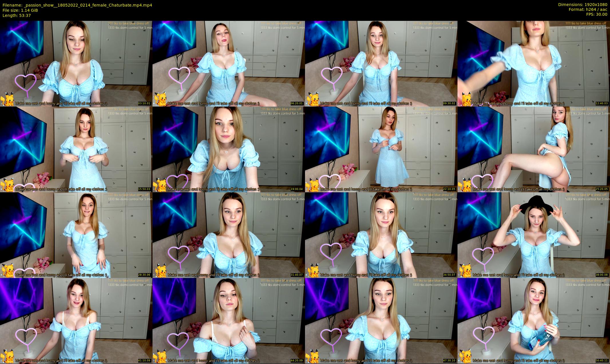 _passion_show_ — 54 minute Chaturbate couple cam show recording, 1080p, May 18, 2022
