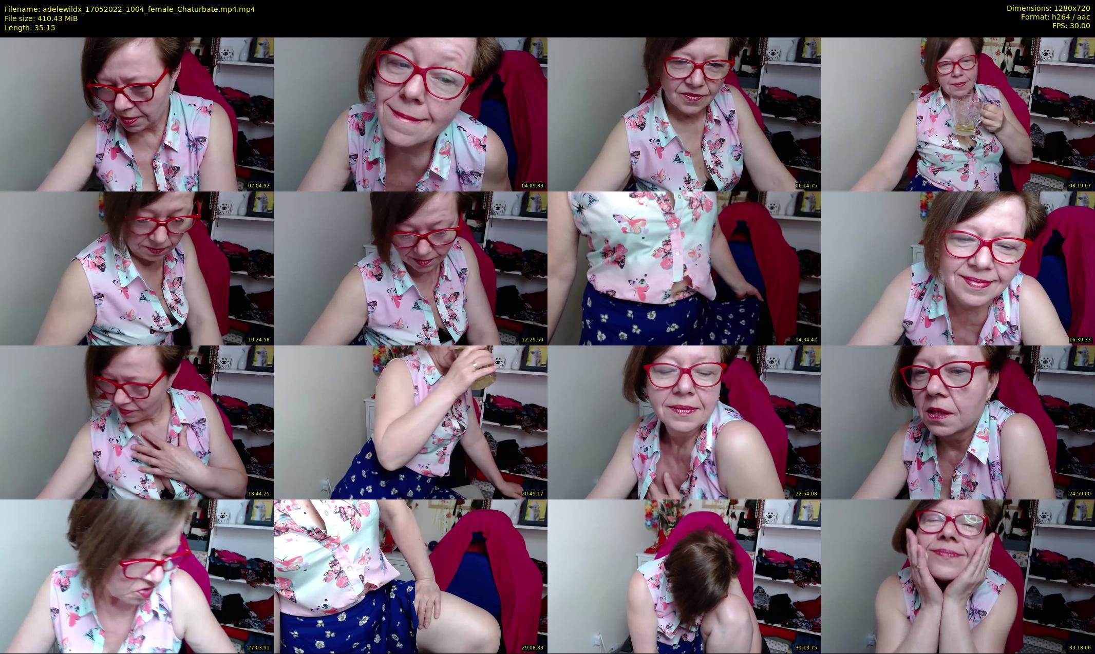 adelewildx — 36 minute Chaturbate female cam show recording, 720p, May 17, 2022