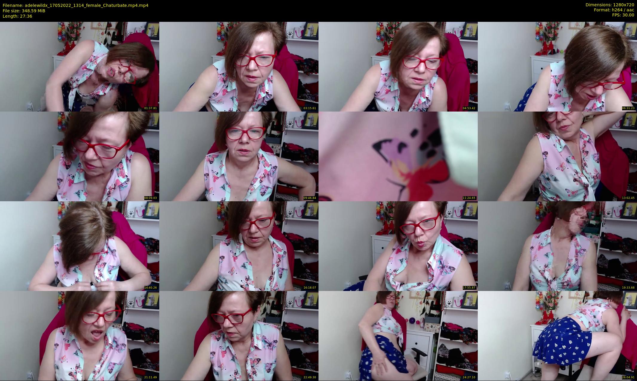 adelewildx — 28 minute Chaturbate female cam show recording, 720p, May 17, 2022