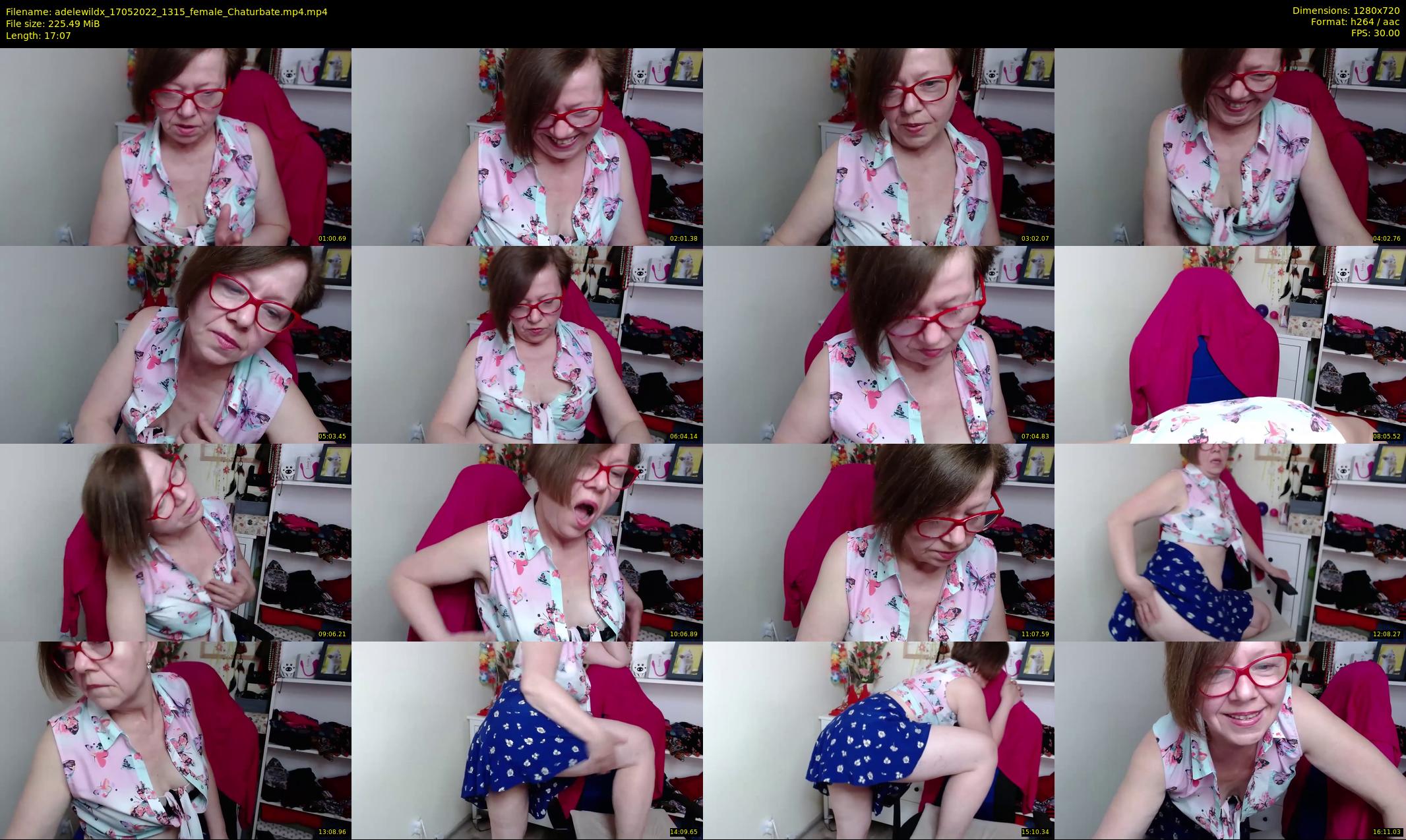 adelewildx — 18 minute Chaturbate female cam show recording, 720p, May 17, 2022