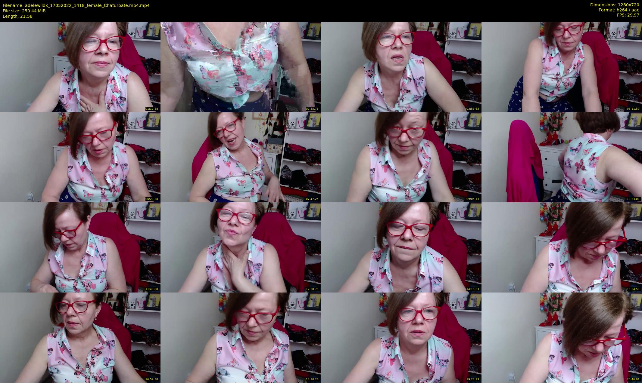 adelewildx — 22 minute Chaturbate female cam show recording, 720p, May 17, 2022
