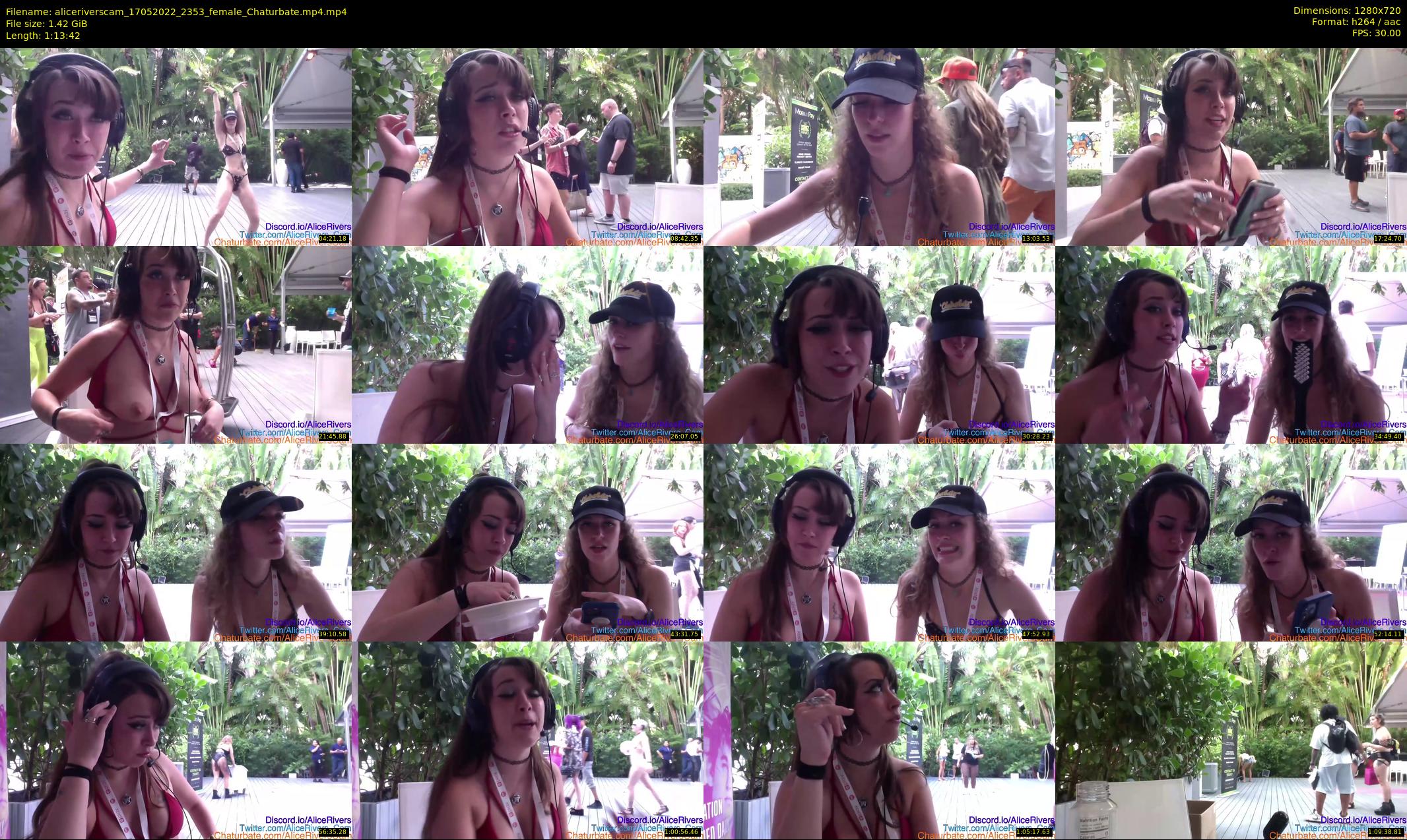 aliceriverscam — 74 minute Chaturbate female cam show recording, 720p, May 17, 2022