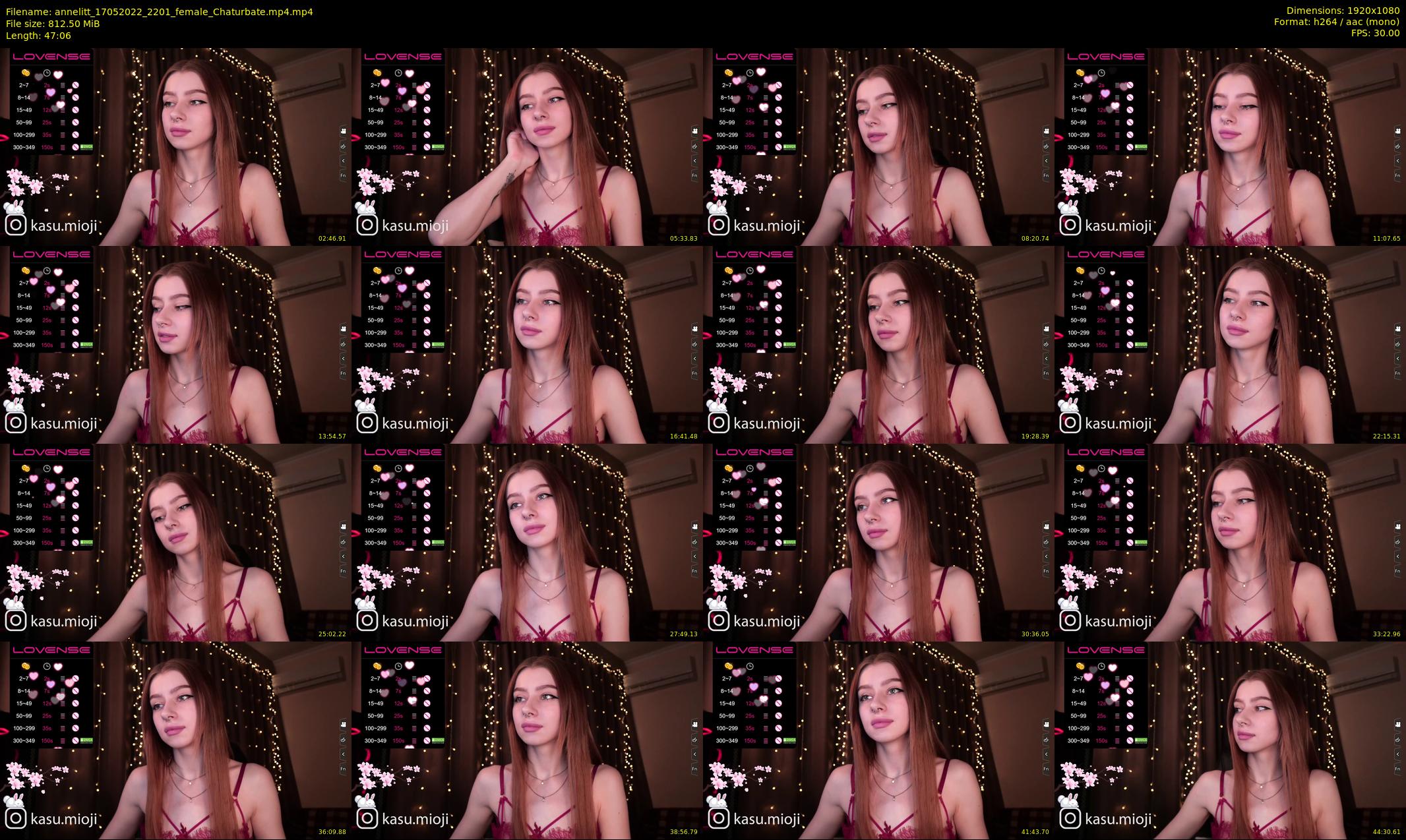 annelitt — 48 minute Chaturbate female cam show recording, 1080p, May 17, 2022
