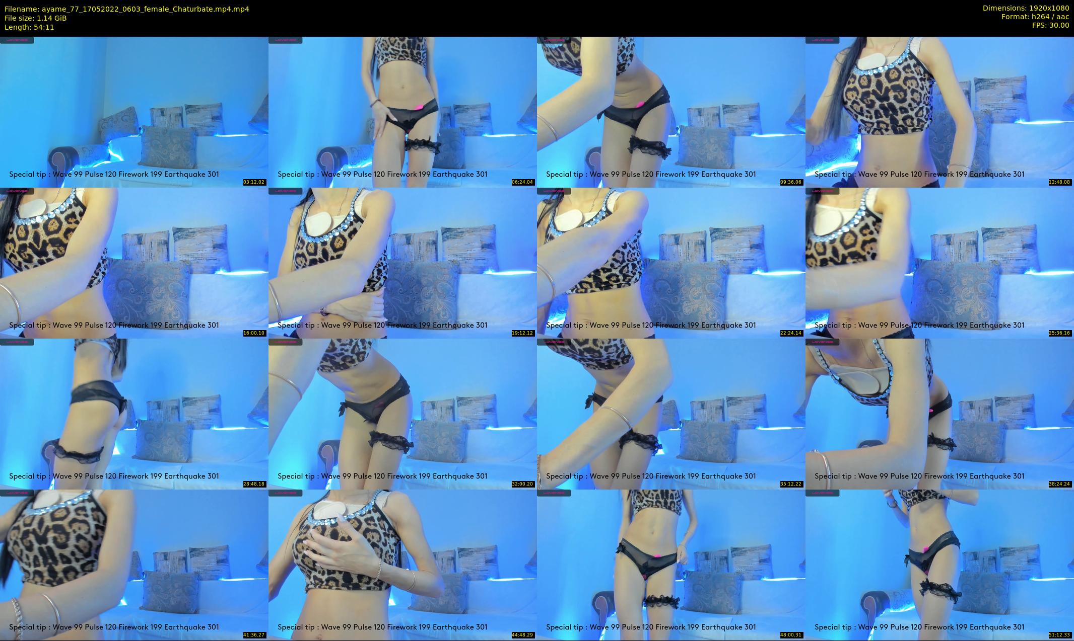 ayame_77 — 55 minute Chaturbate female cam show recording, 1080p, May 17, 2022