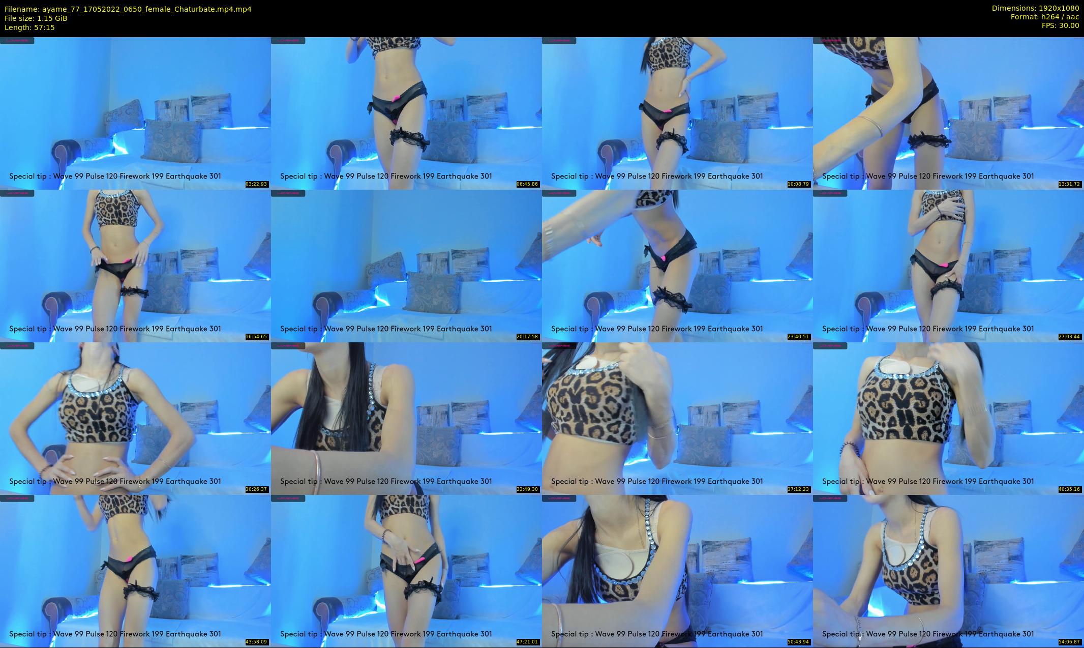ayame_77 — 58 minute Chaturbate female cam show recording, 1080p, May 17, 2022