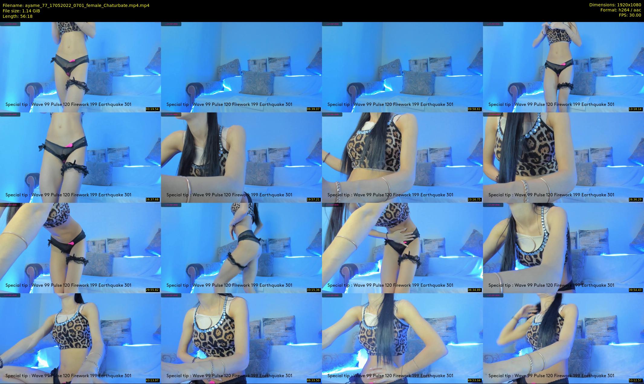 ayame_77 — 57 minute Chaturbate female cam show recording, 1080p, May 17, 2022