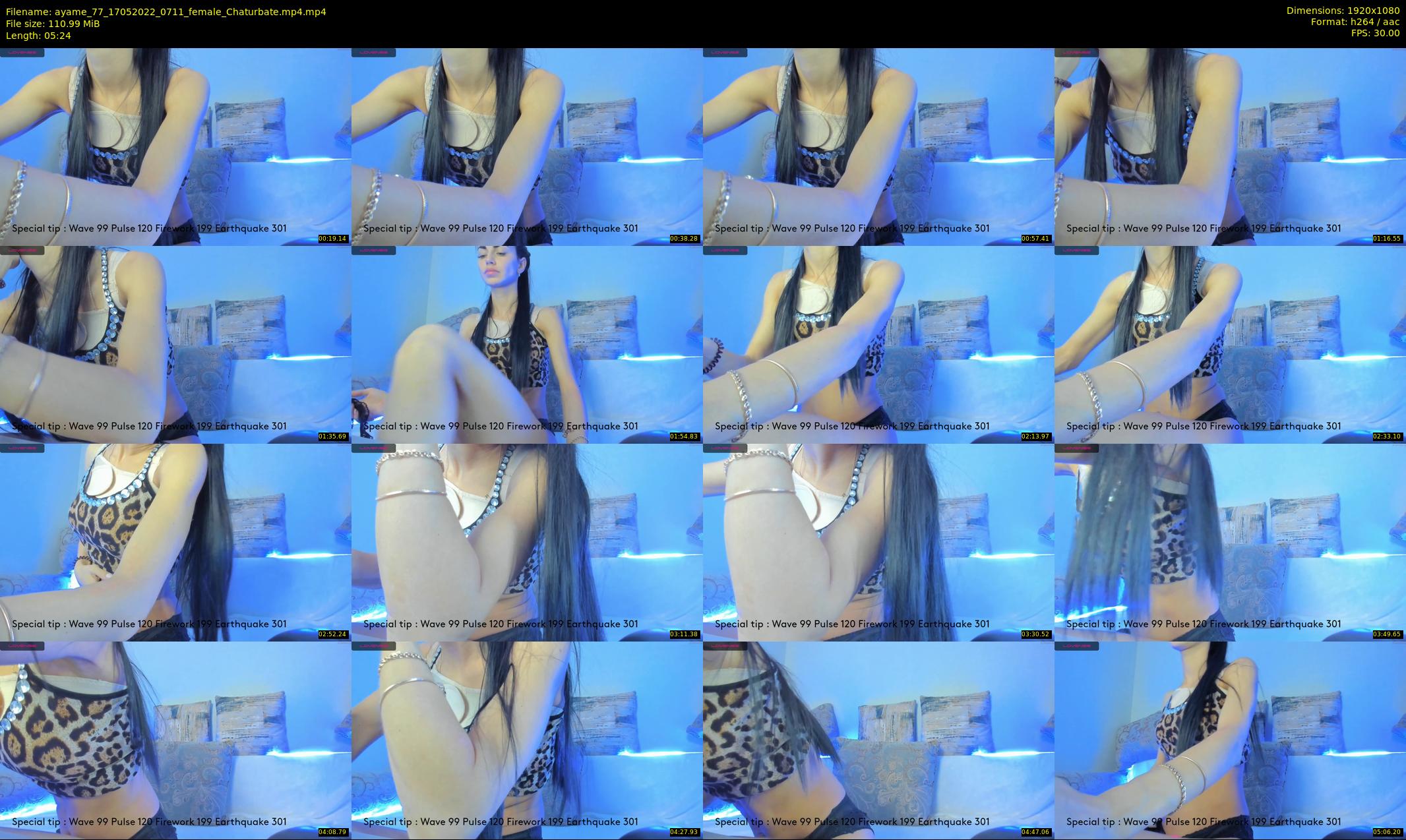 ayame_77 — 6 minute Chaturbate female cam show recording, 1080p, May 17, 2022