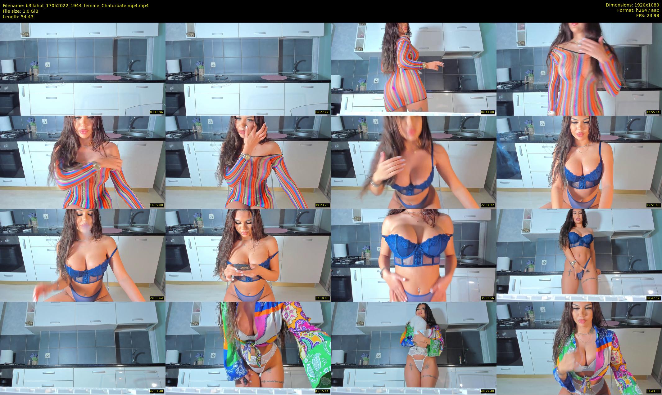 b3llahot — 55 minute Chaturbate female cam show recording, 1080p, May 17, 2022