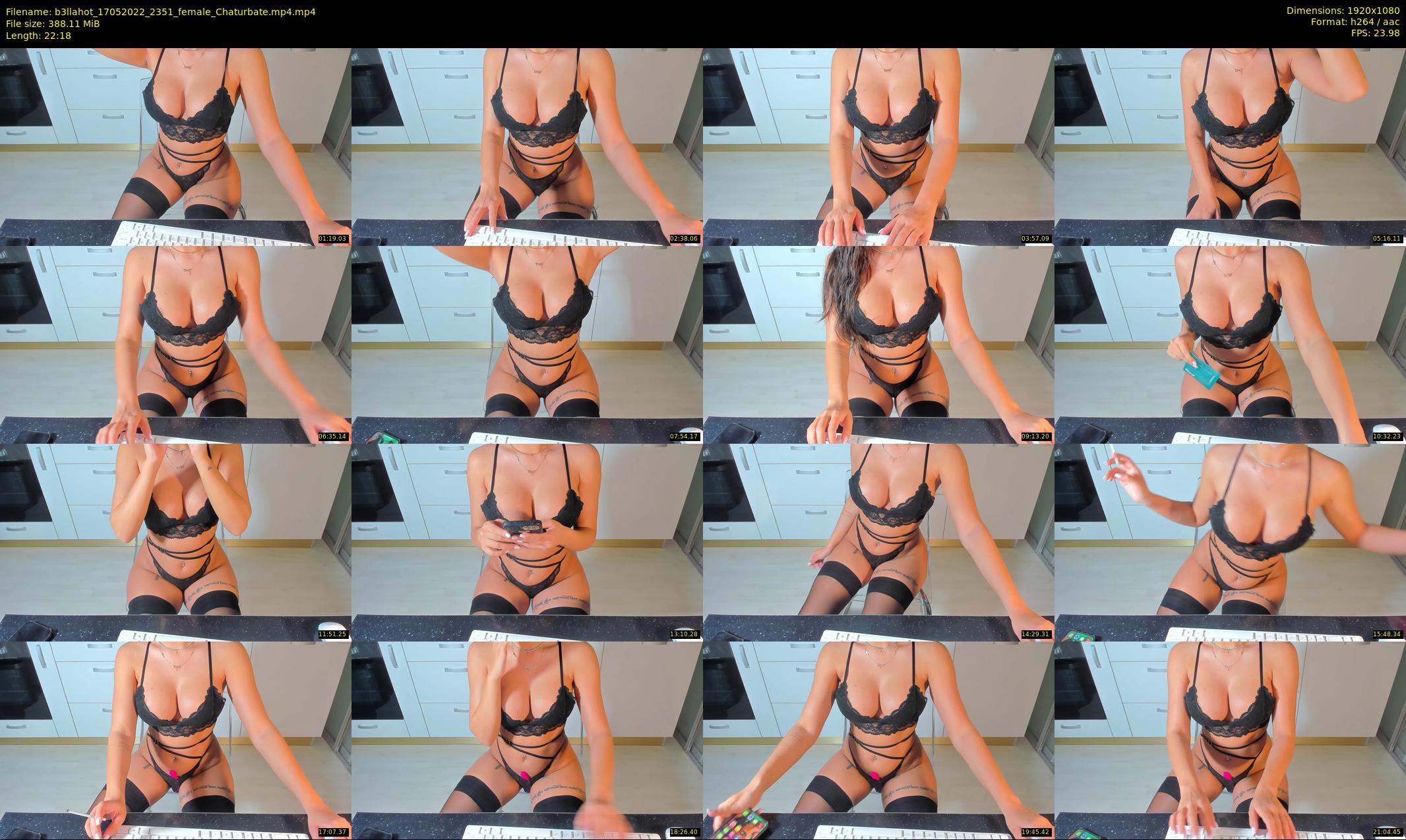 b3llahot — 23 minute Chaturbate female cam show recording, 1080p, May 17, 2022