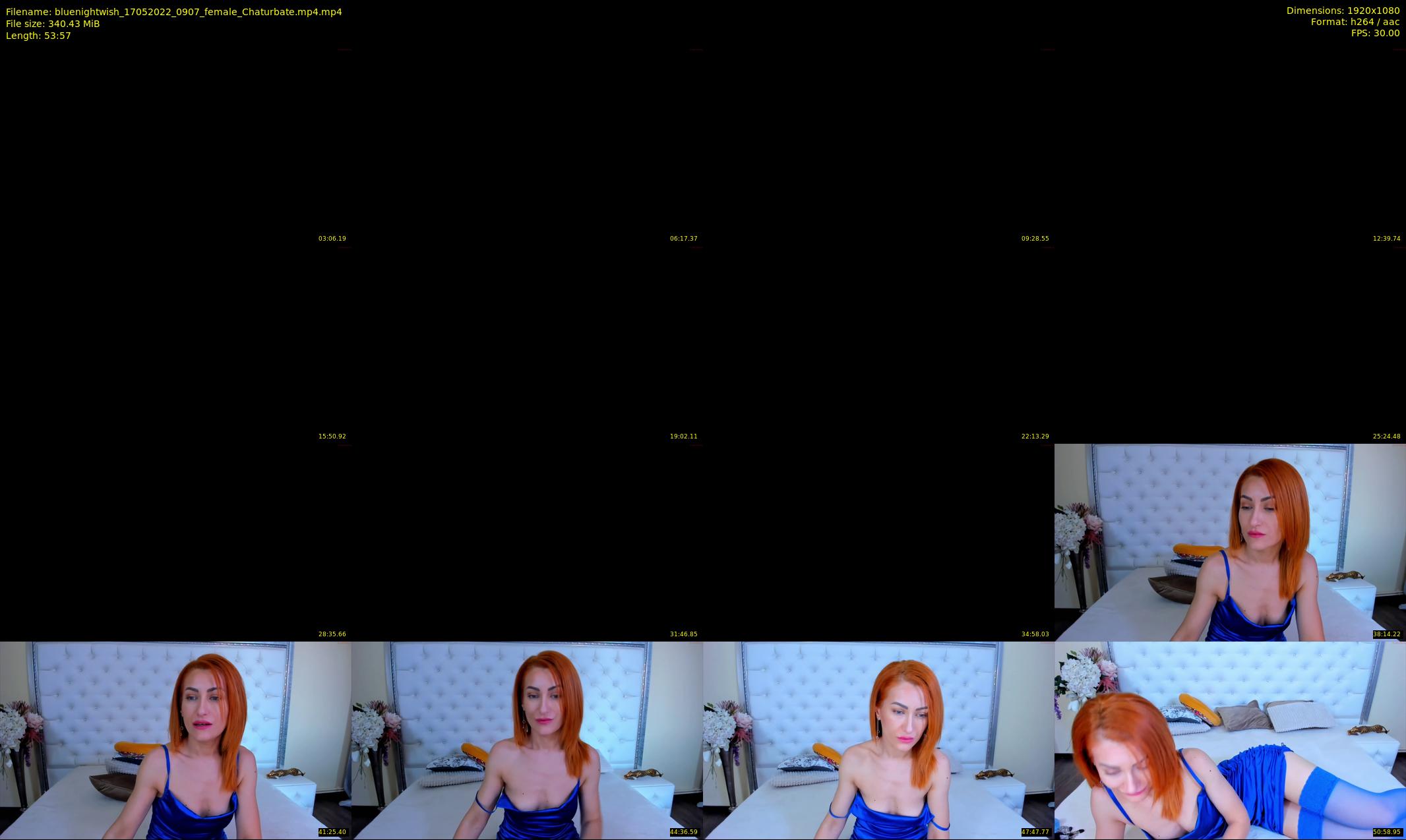 bluenightwish — 54 minute Chaturbate female cam show recording, 1080p, May 17, 2022