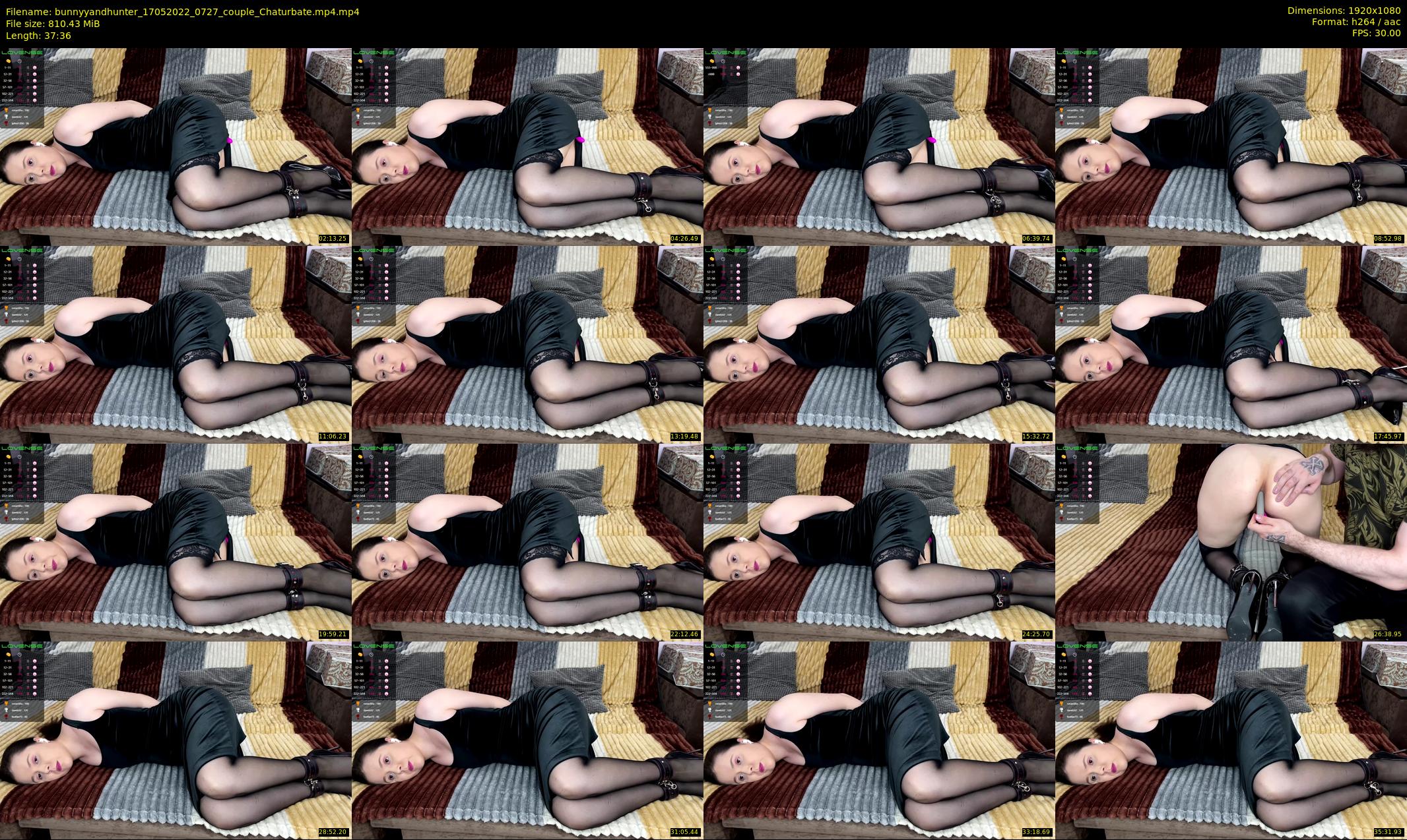 bunnyyandhunter — 38 minute Chaturbate couple cam show recording, 1080p, May 17, 2022