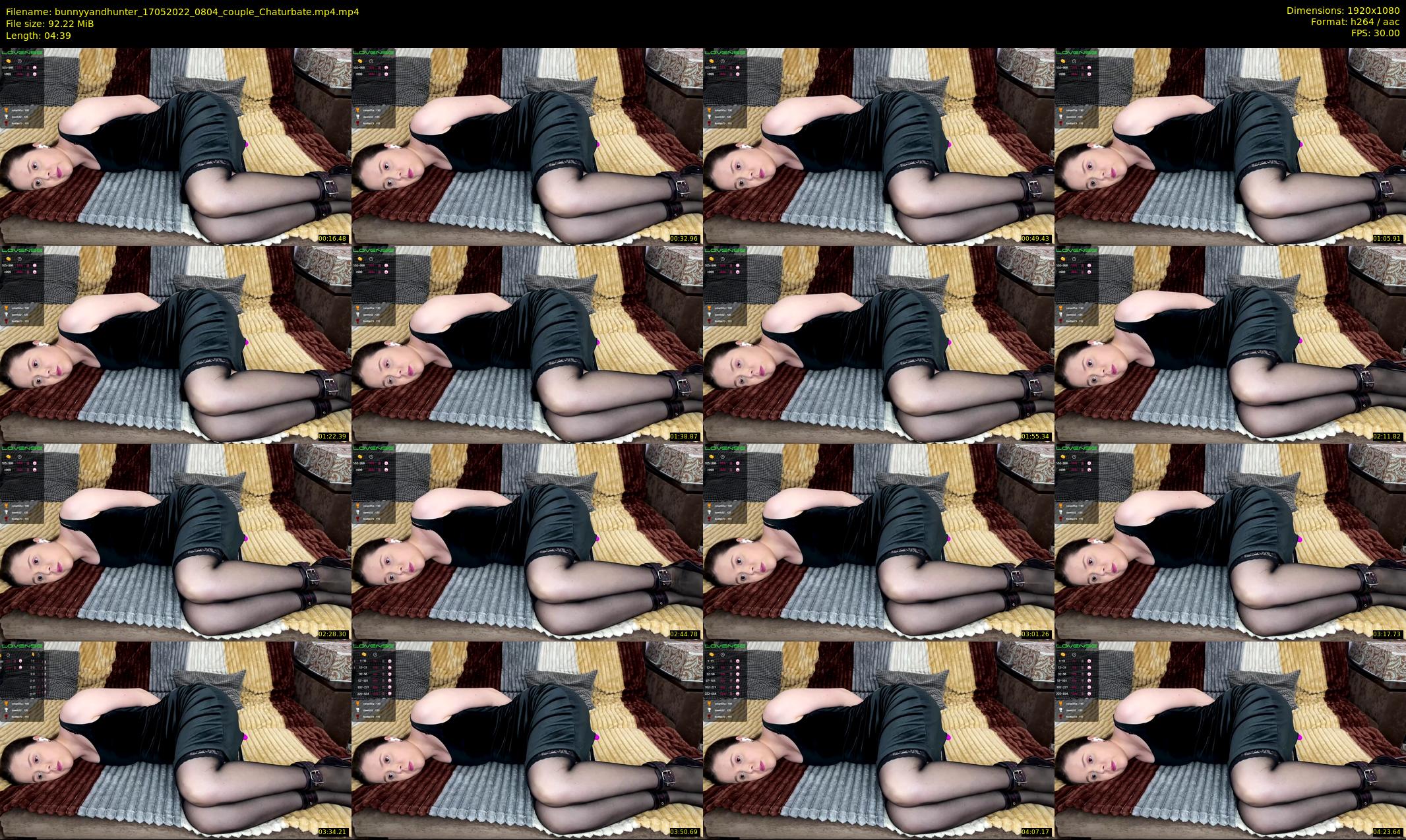 bunnyyandhunter — 5 minute Chaturbate couple cam show recording, 1080p, May 17, 2022