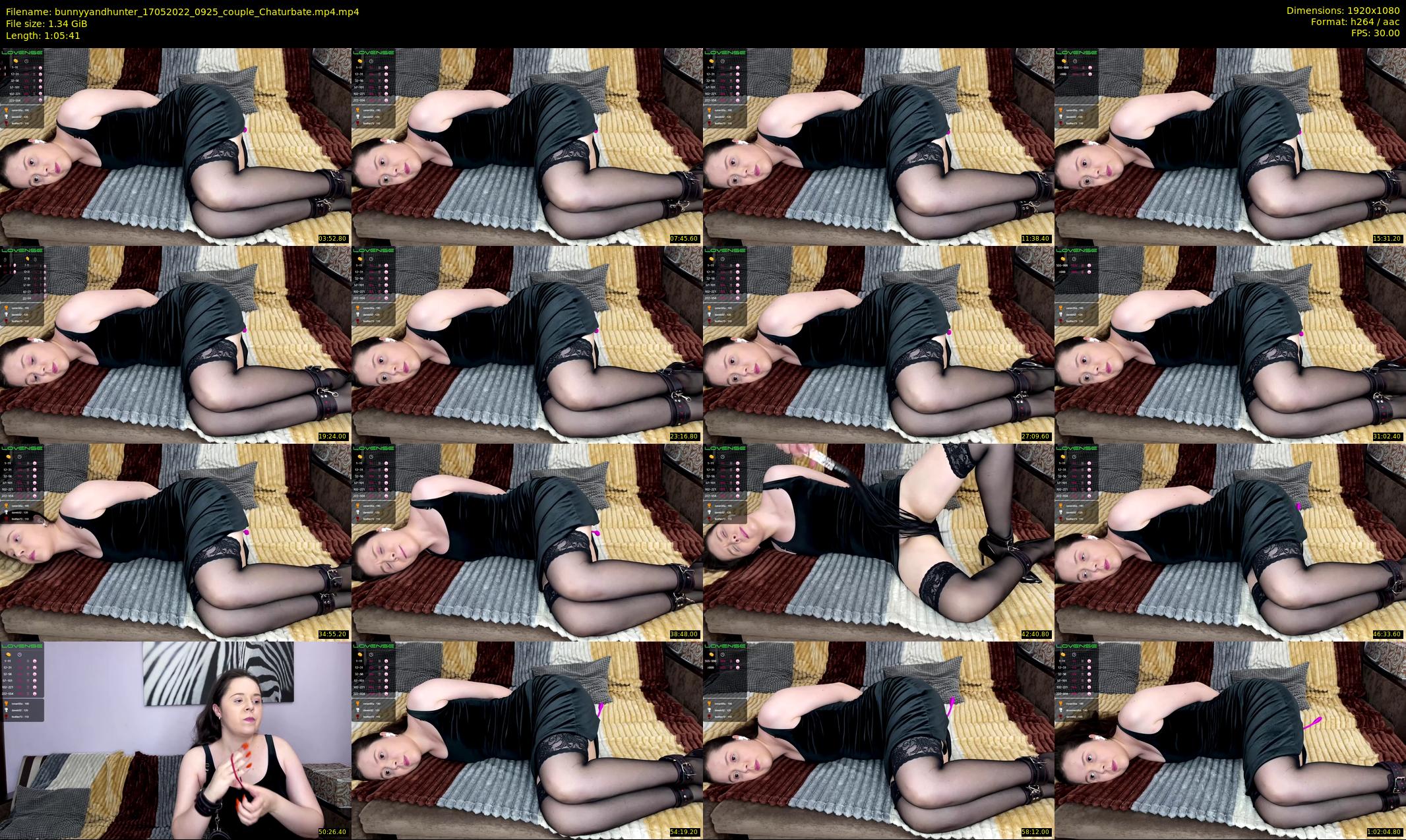 bunnyyandhunter — 66 minute Chaturbate couple cam show recording, 1080p, May 17, 2022