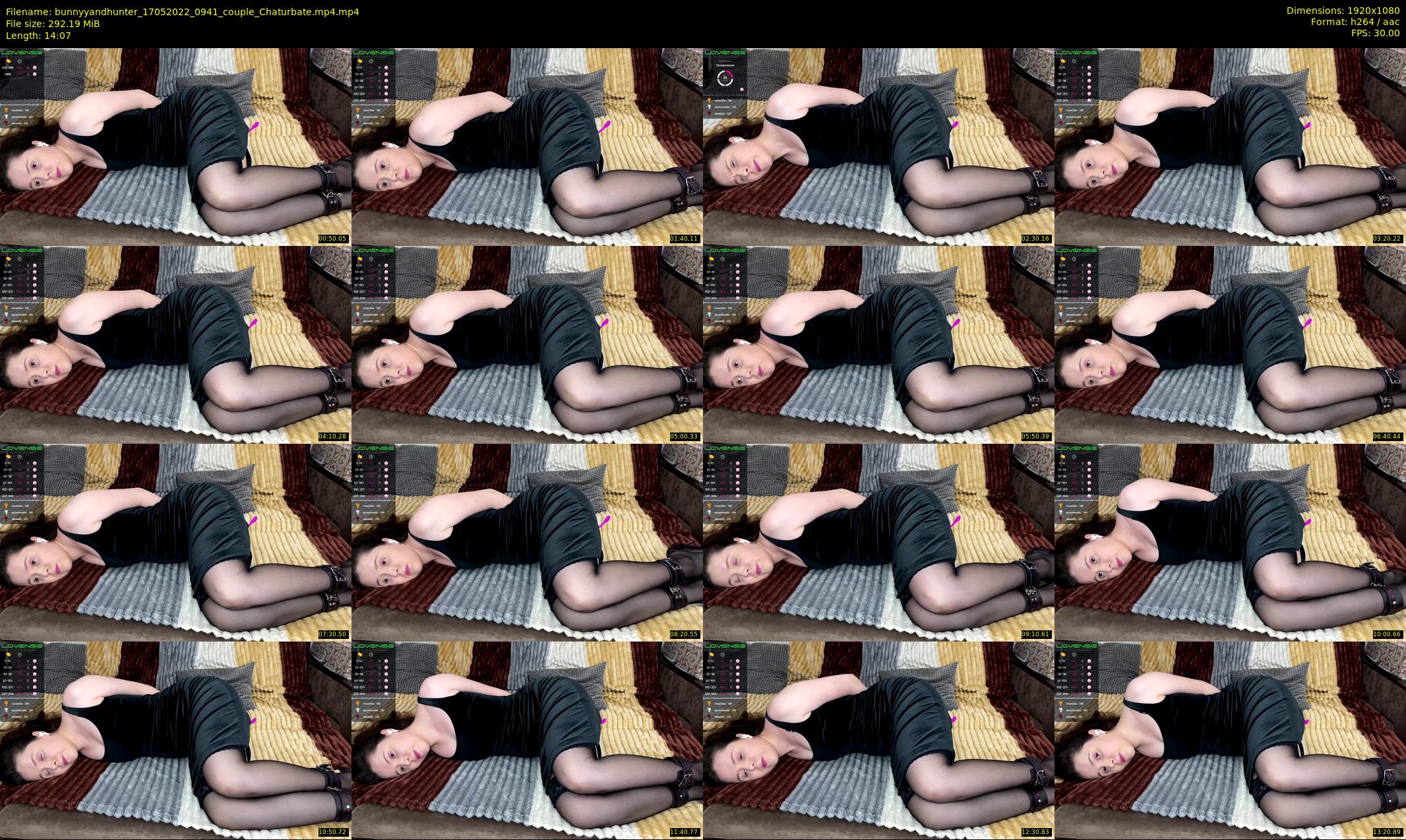 bunnyyandhunter — 15 minute Chaturbate couple cam show recording, 1080p, May 17, 2022
