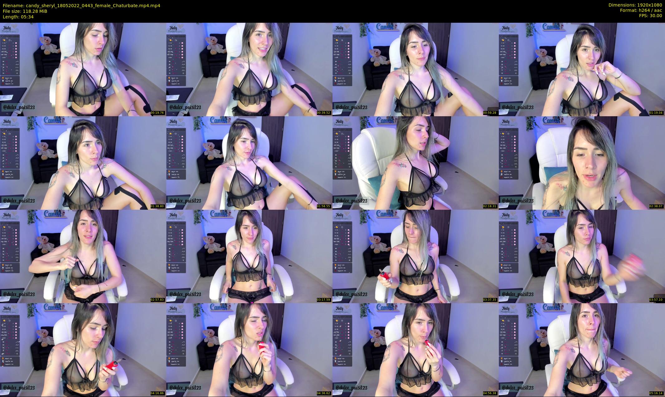 candy_sheryl — 6 minute Chaturbate female cam show recording, 1080p, May 18, 2022