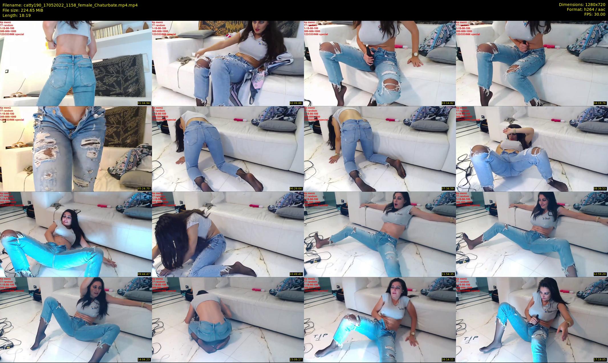 catty190 — 19 minute Chaturbate female cam show recording, 720p, May 17, 2022