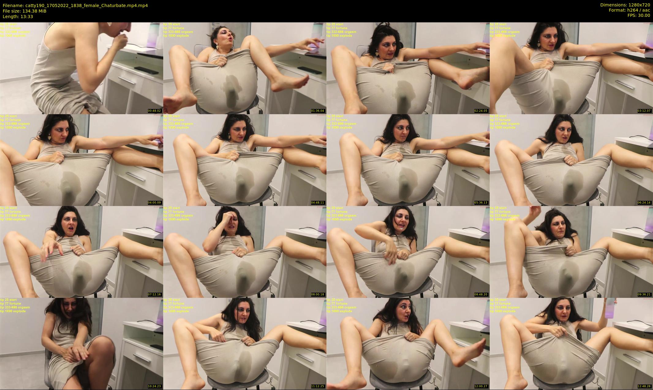 catty190 — 14 minute Chaturbate female cam show recording, 720p, May 17, 2022