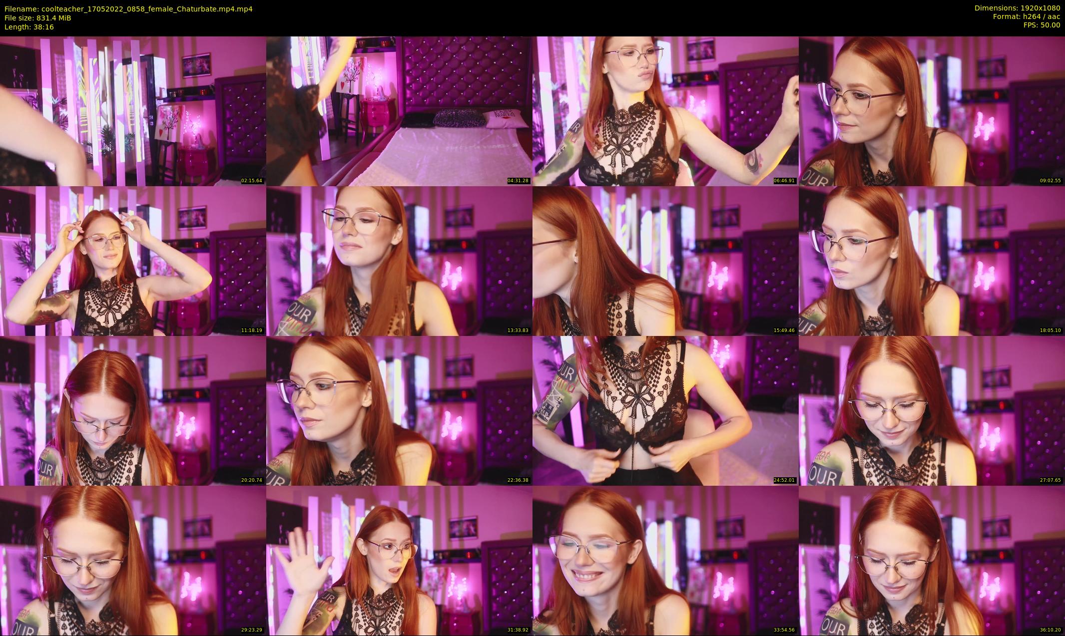 coolteacher — 39 minute Chaturbate female cam show recording, 1080p, May 17, 2022
