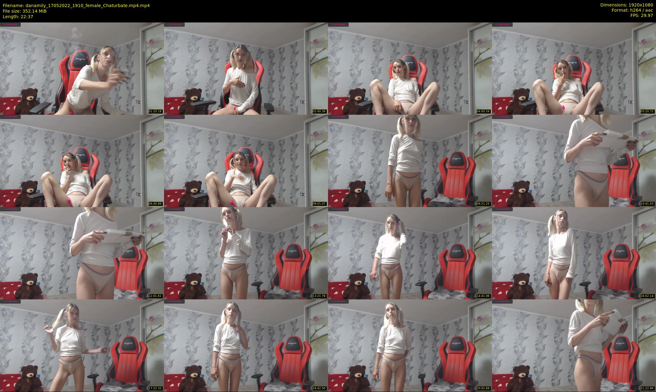 danamily — 23 minute Chaturbate female cam show recording, 1080p, May 17, 2022