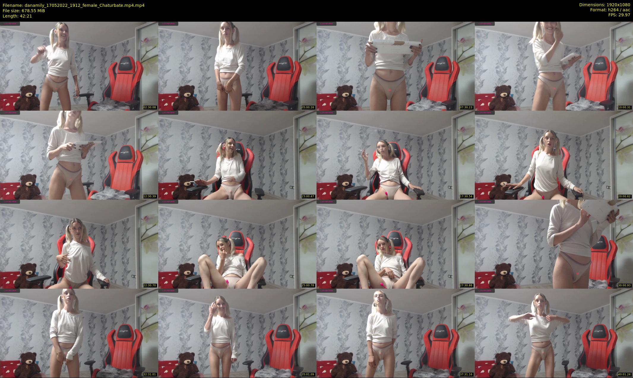danamily — 43 minute Chaturbate female cam show recording, 1080p, May 17, 2022