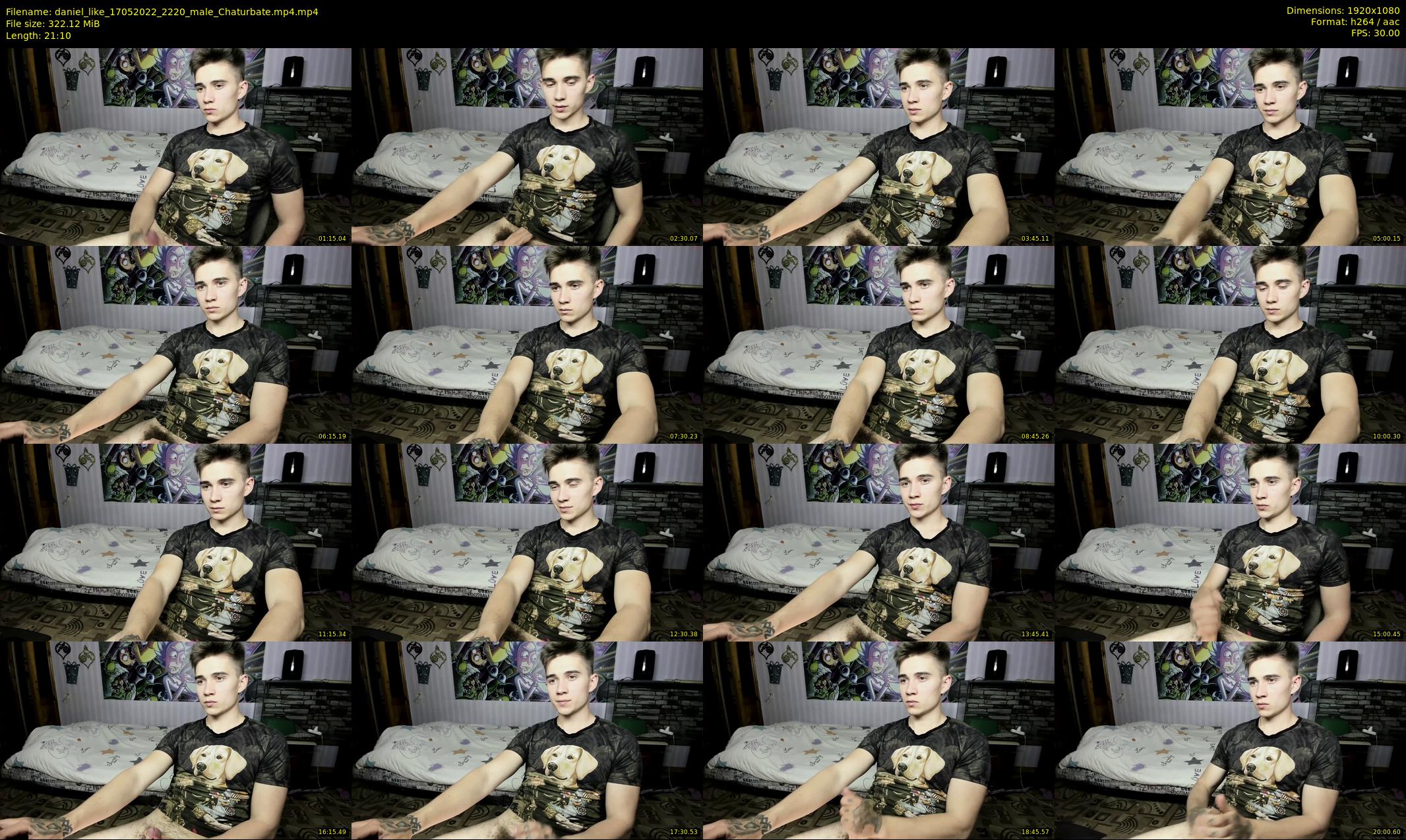 daniel_like — 22 minute Chaturbate male cam show recording, 1080p, May 17, 2022