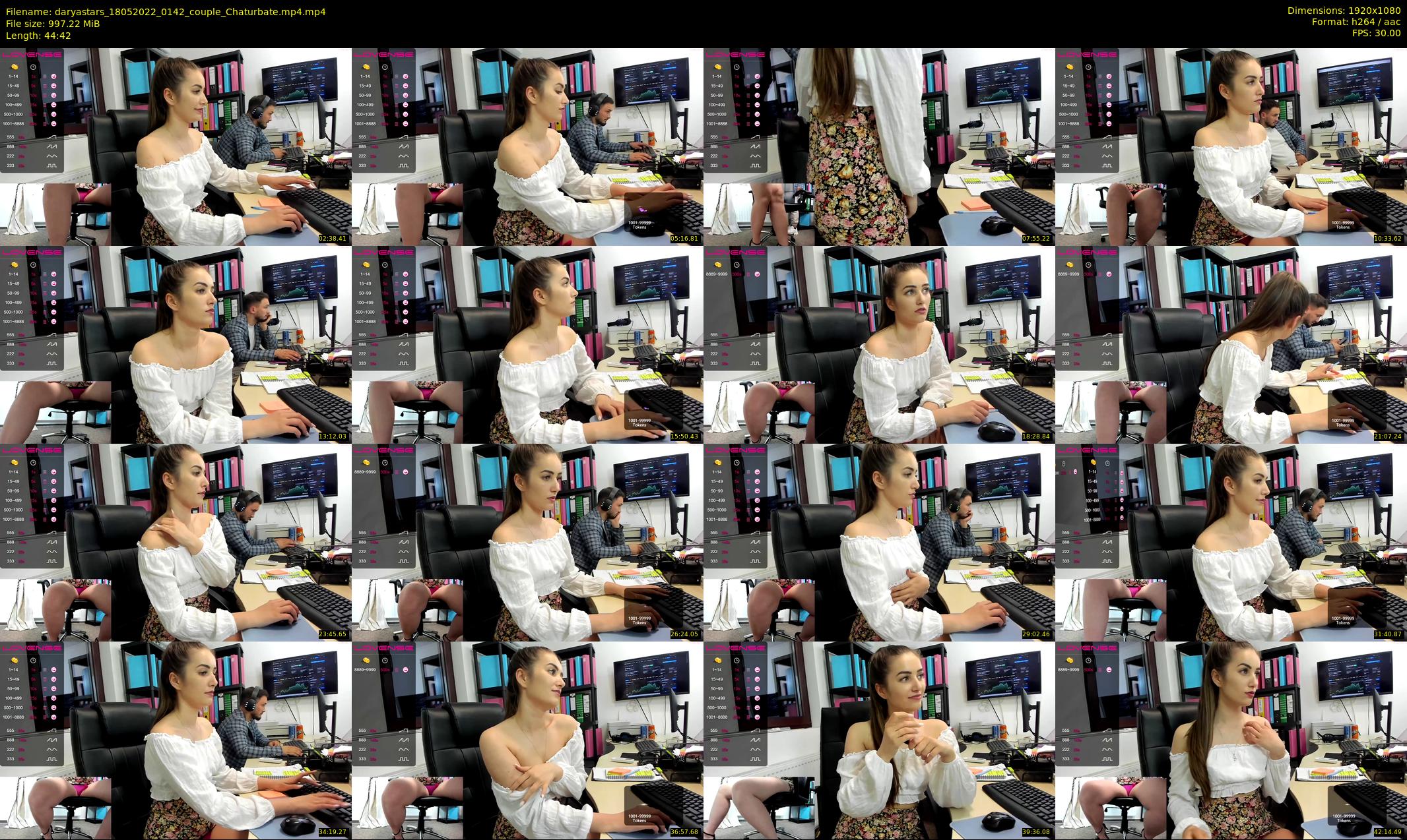 daryastars — 45 minute Chaturbate couple cam show recording, 1080p, May 18, 2022