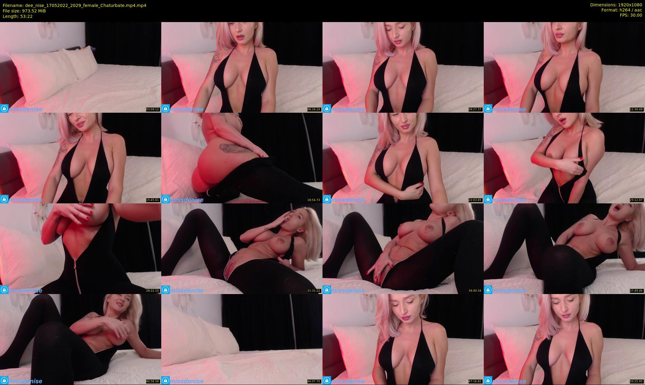 dee_nise — 54 minute Chaturbate female cam show recording, 1080p, May 17, 2022