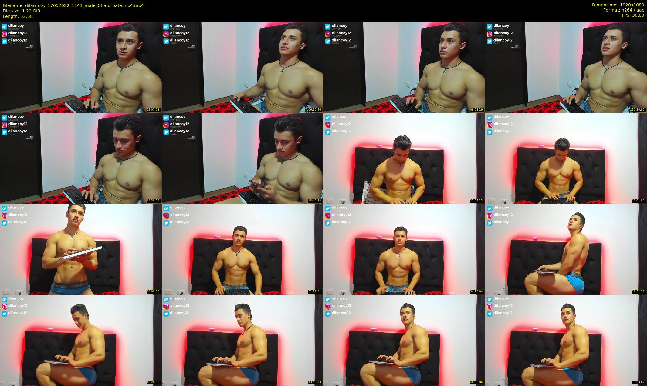 dilan_coy — 53 minute Chaturbate male cam show recording, 1080p, May 17, 2022