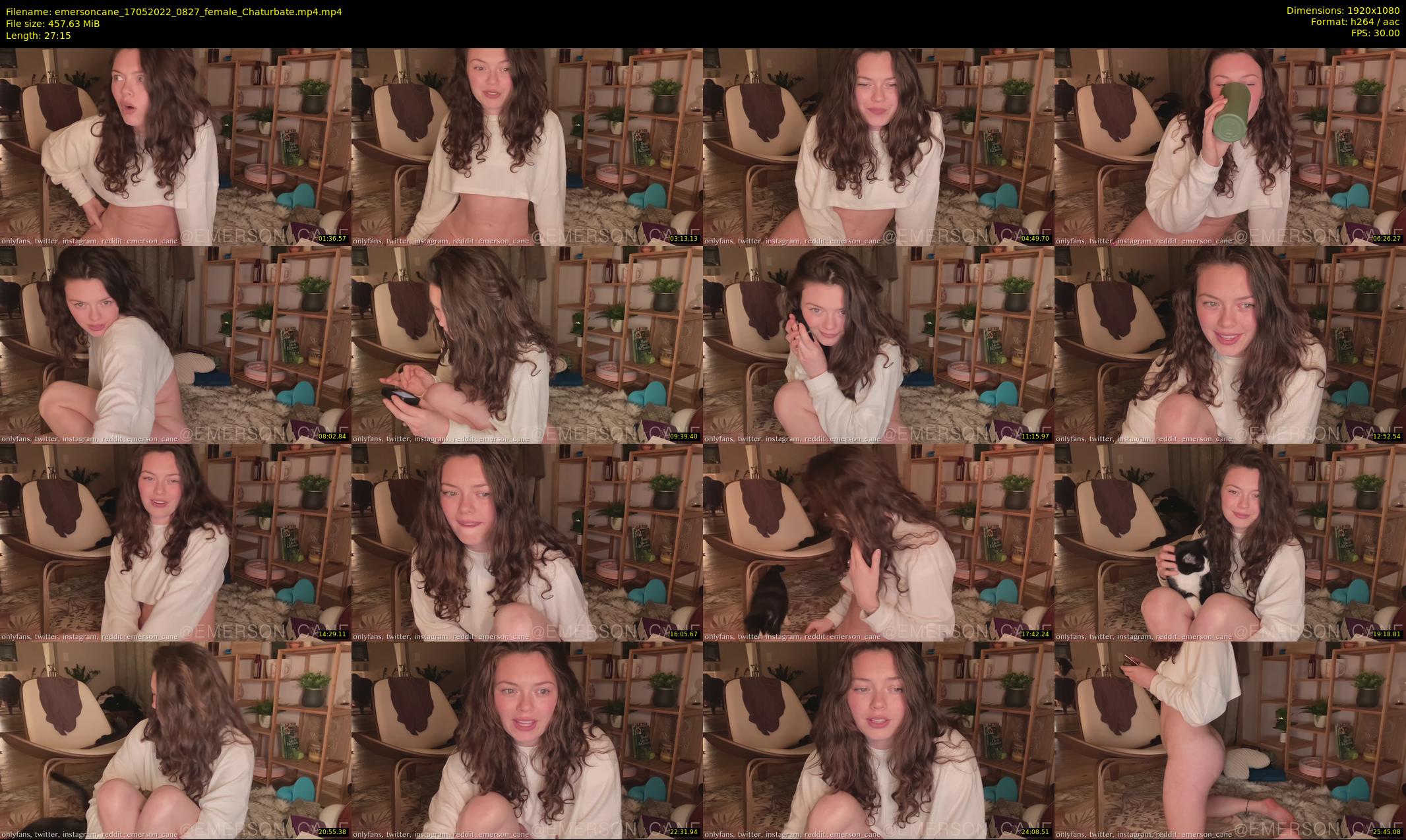 emersoncane — 28 minute Chaturbate female cam show recording, 1080p, May 17, 2022